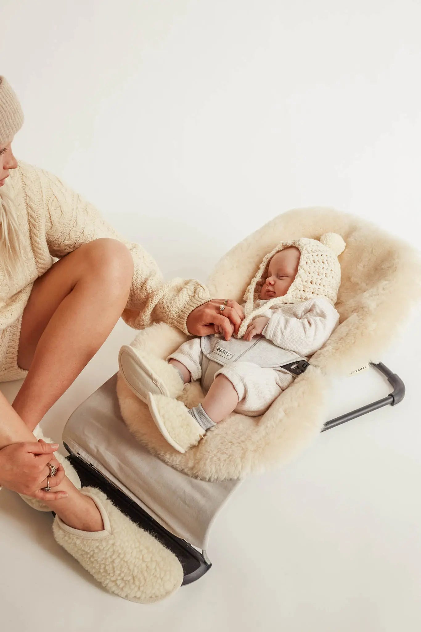 Binibamba - Mama Merino-Schuhe "Booties" | milk Binibamba