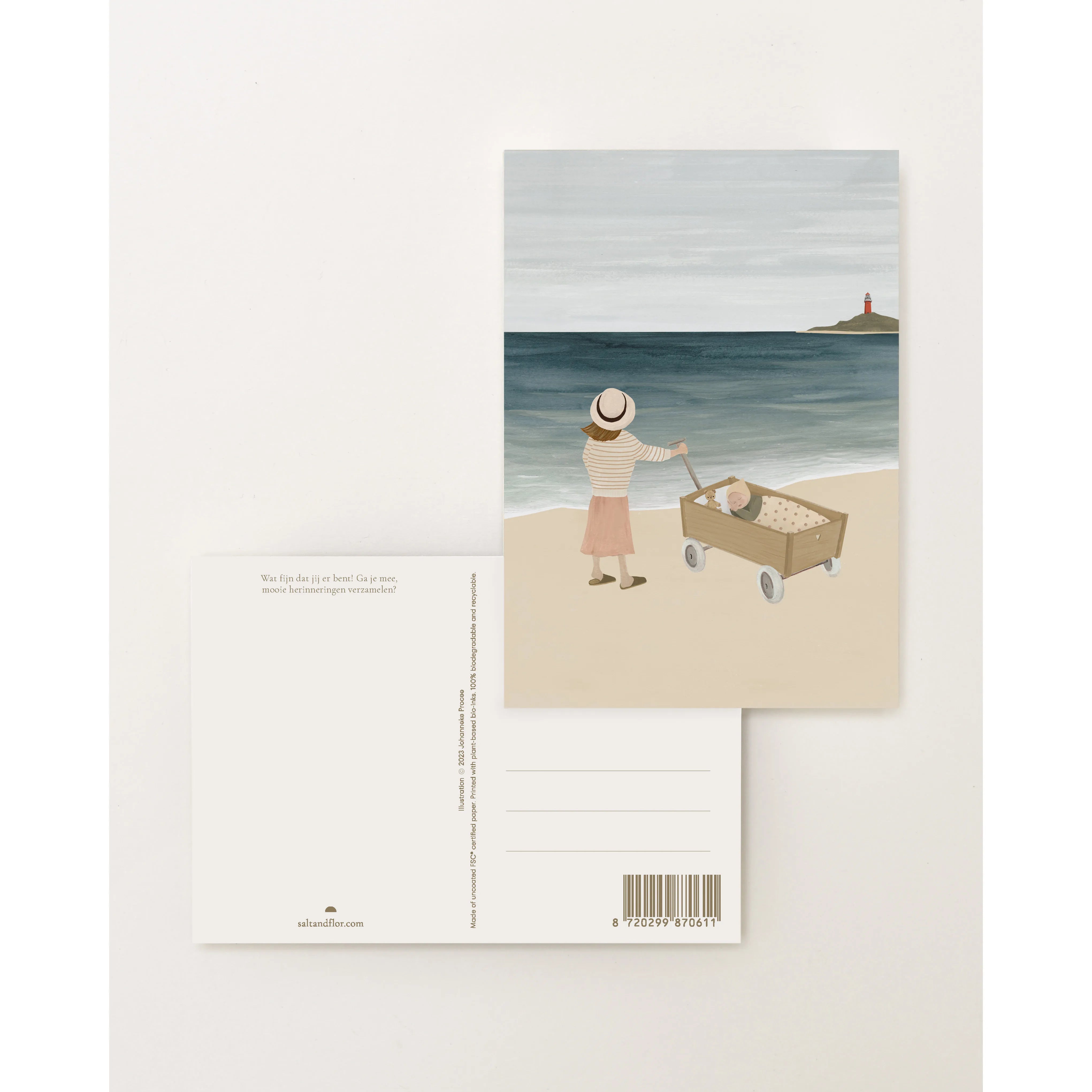 Sâlt + Flor - Grußkarte / Postkarte "Wagon Sister"