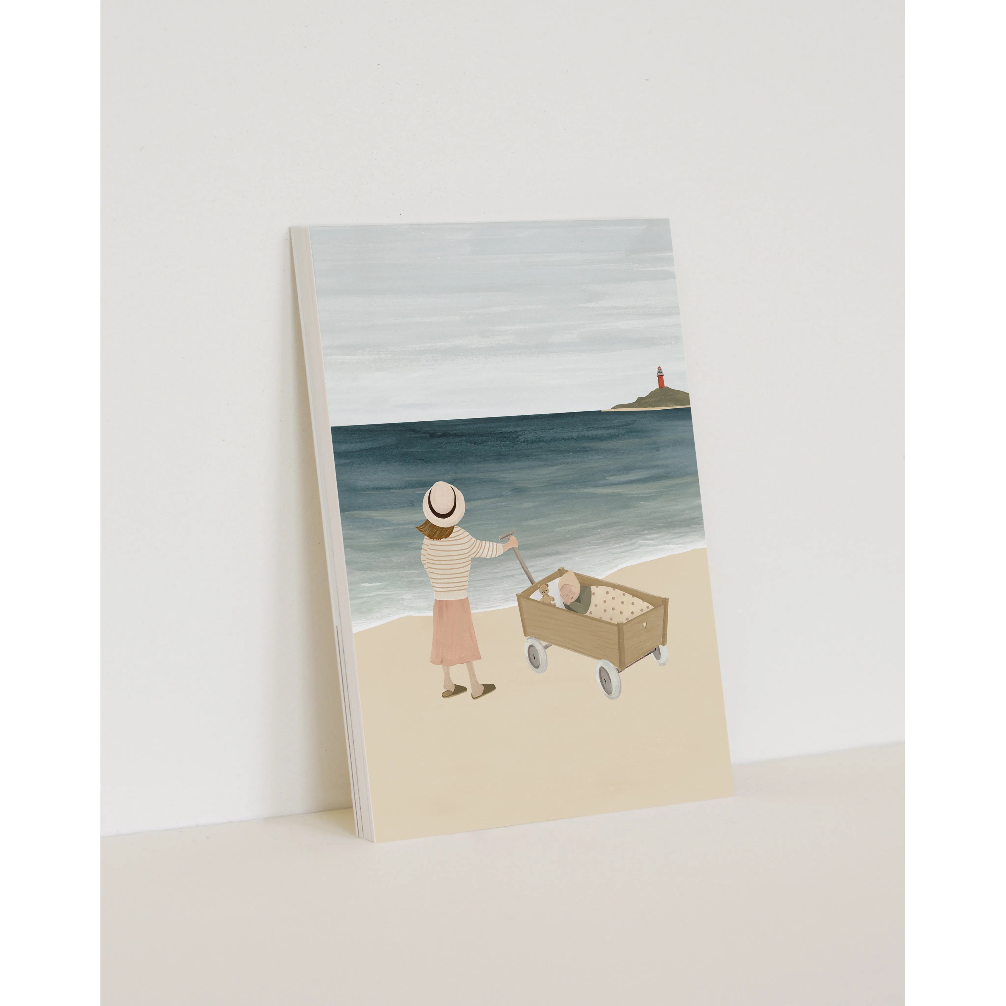 Sâlt + Flor - Grußkarte / Postkarte "Wagon Sister"