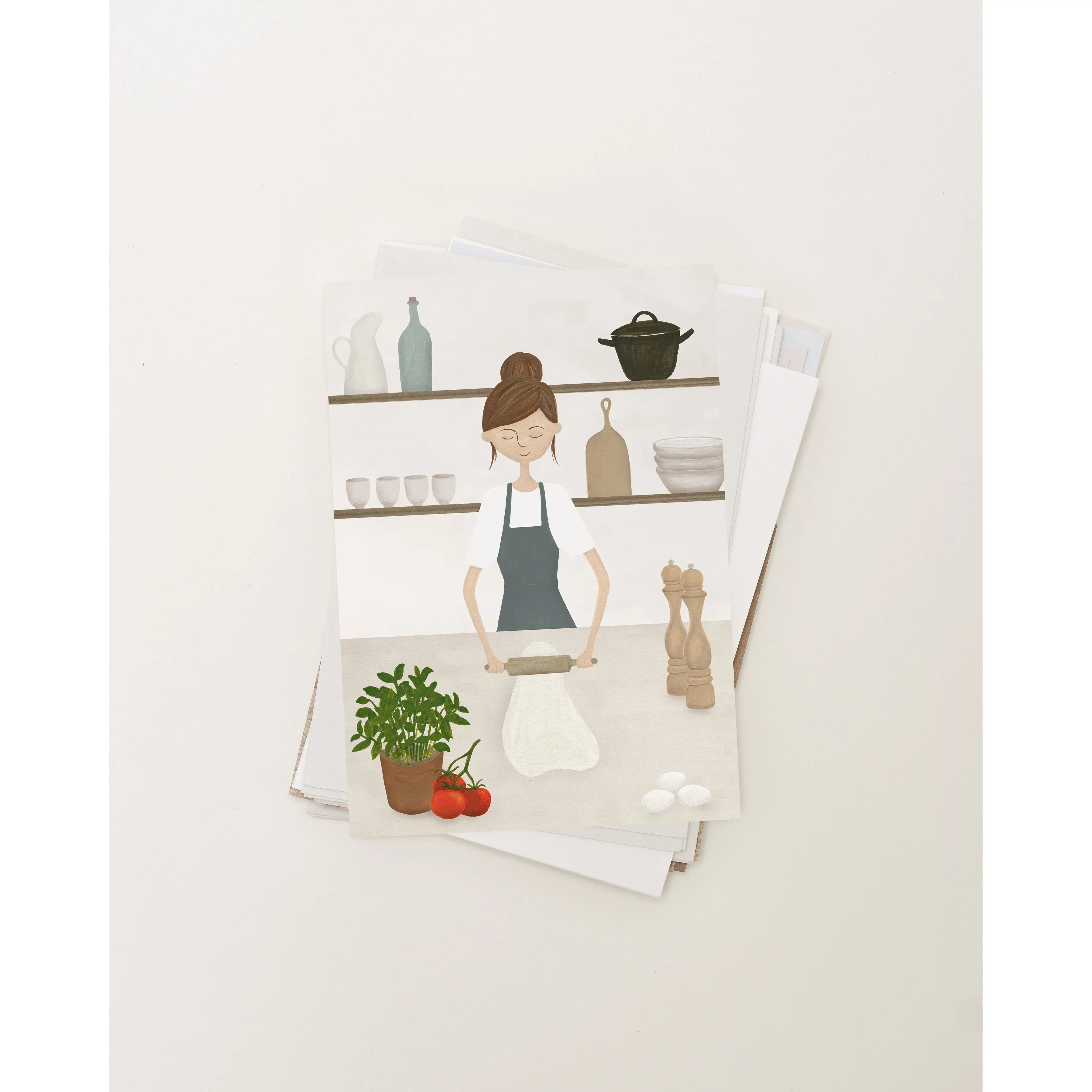 Sâlt + Flor - Grußkarte / Postkarte "Little Chef"