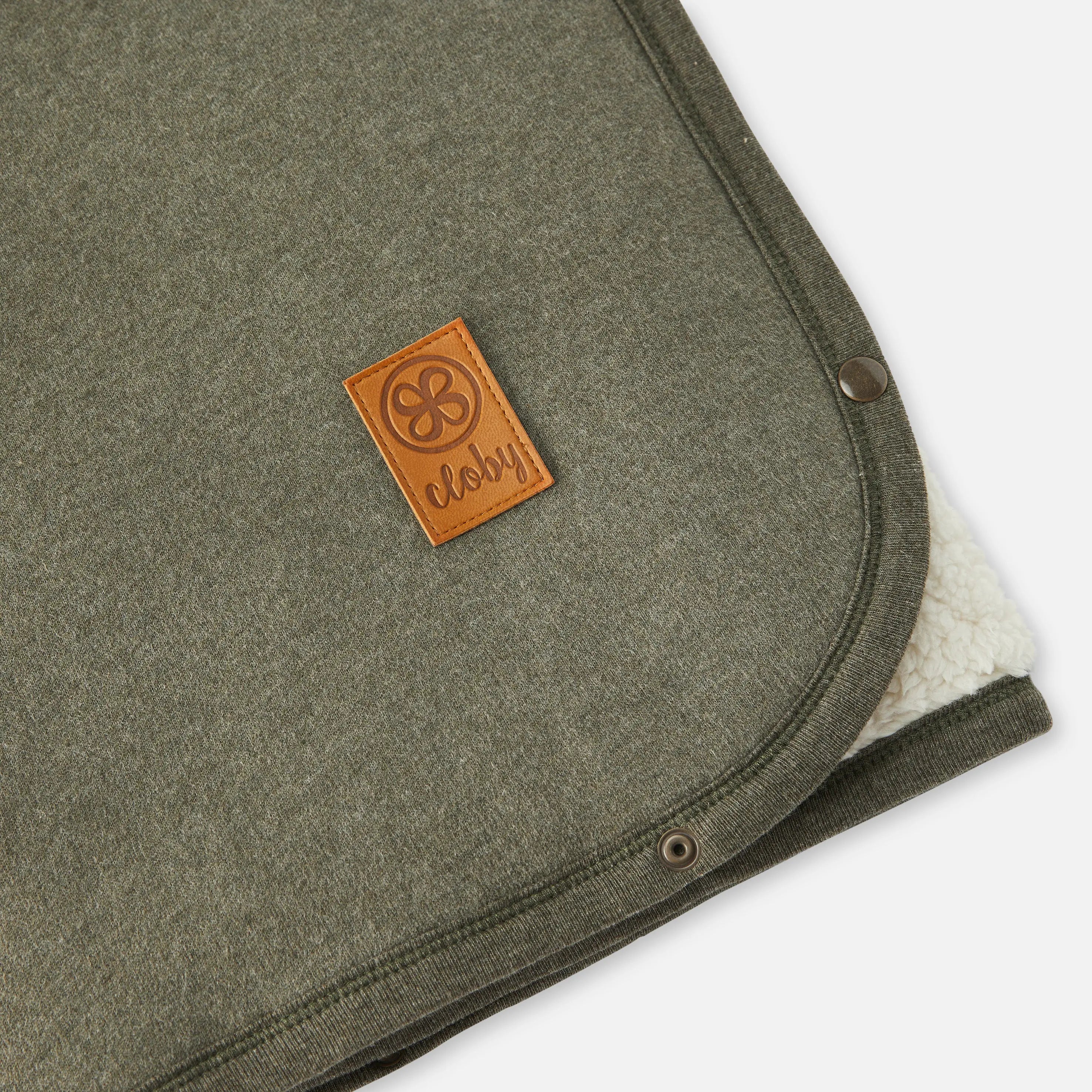 Cloby - Teddy UV-Schutz Decke (UPF50+) | forest green cloby