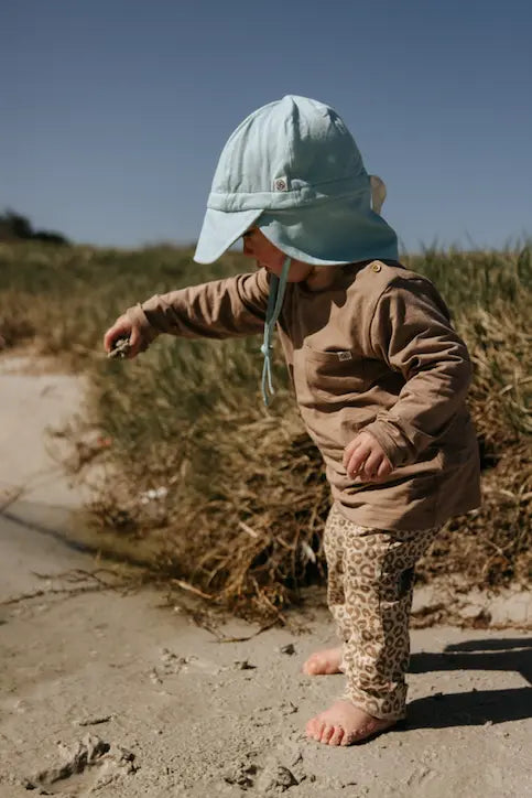 Cloby - Wendbarer Sonnenhut mit UV-Schutz "Sun Hat" | sea blue cloby