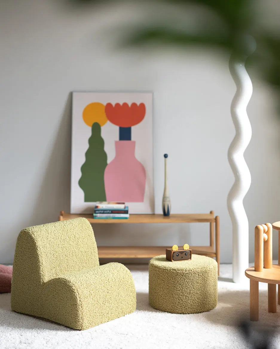 Wigiwama - Sitzpuff "Pouffe" | matcha-pouffe