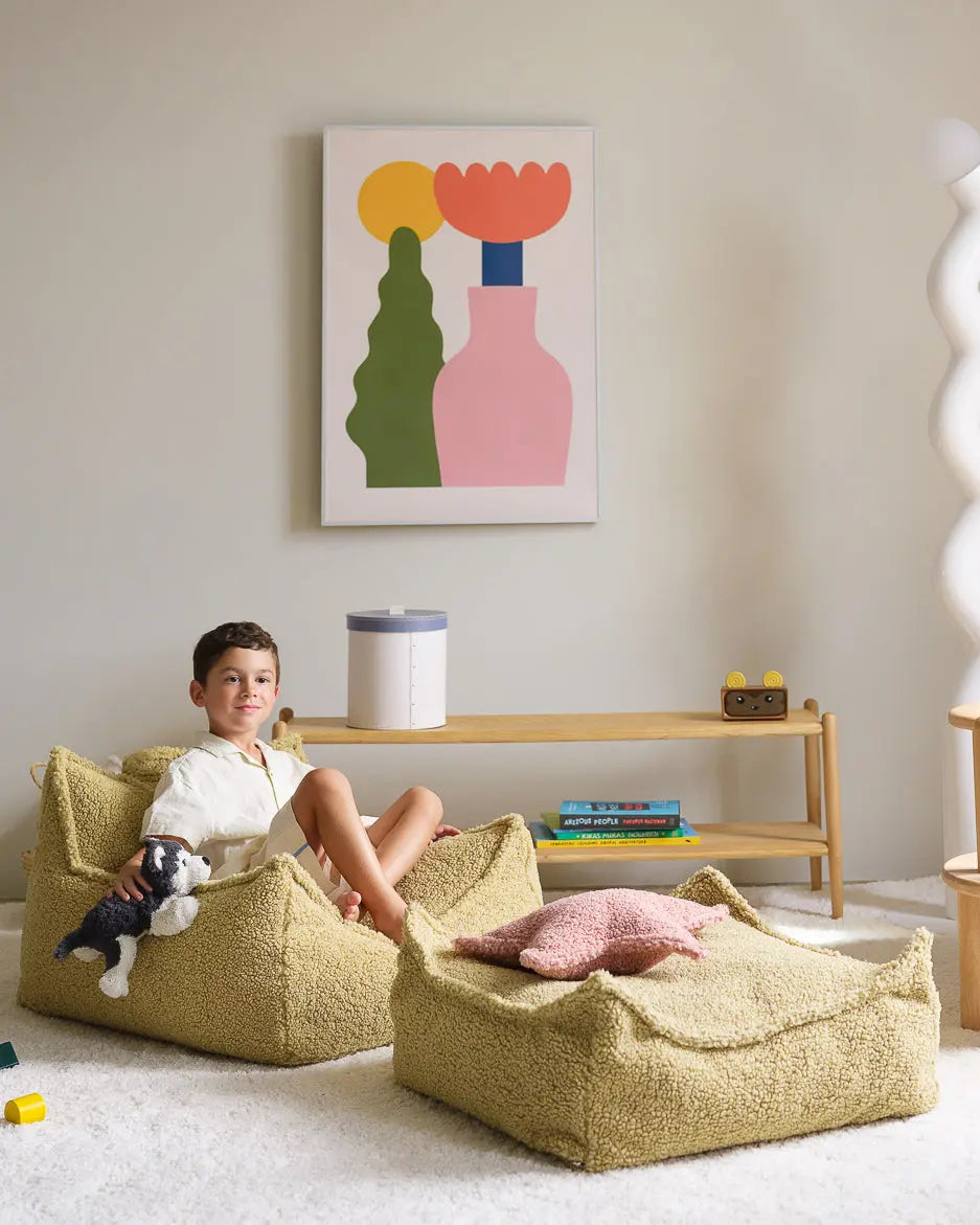 Wigiwama - Ottomane "Ottoman" | matcha-square-ottoman