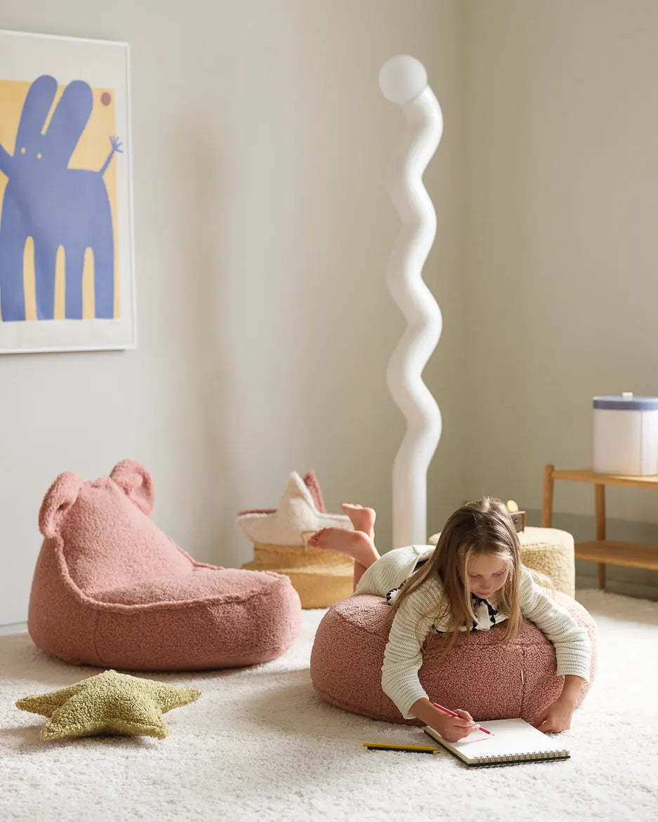 Wigiwama - Ottomane "Ottoman" | guava-pink-ottoman