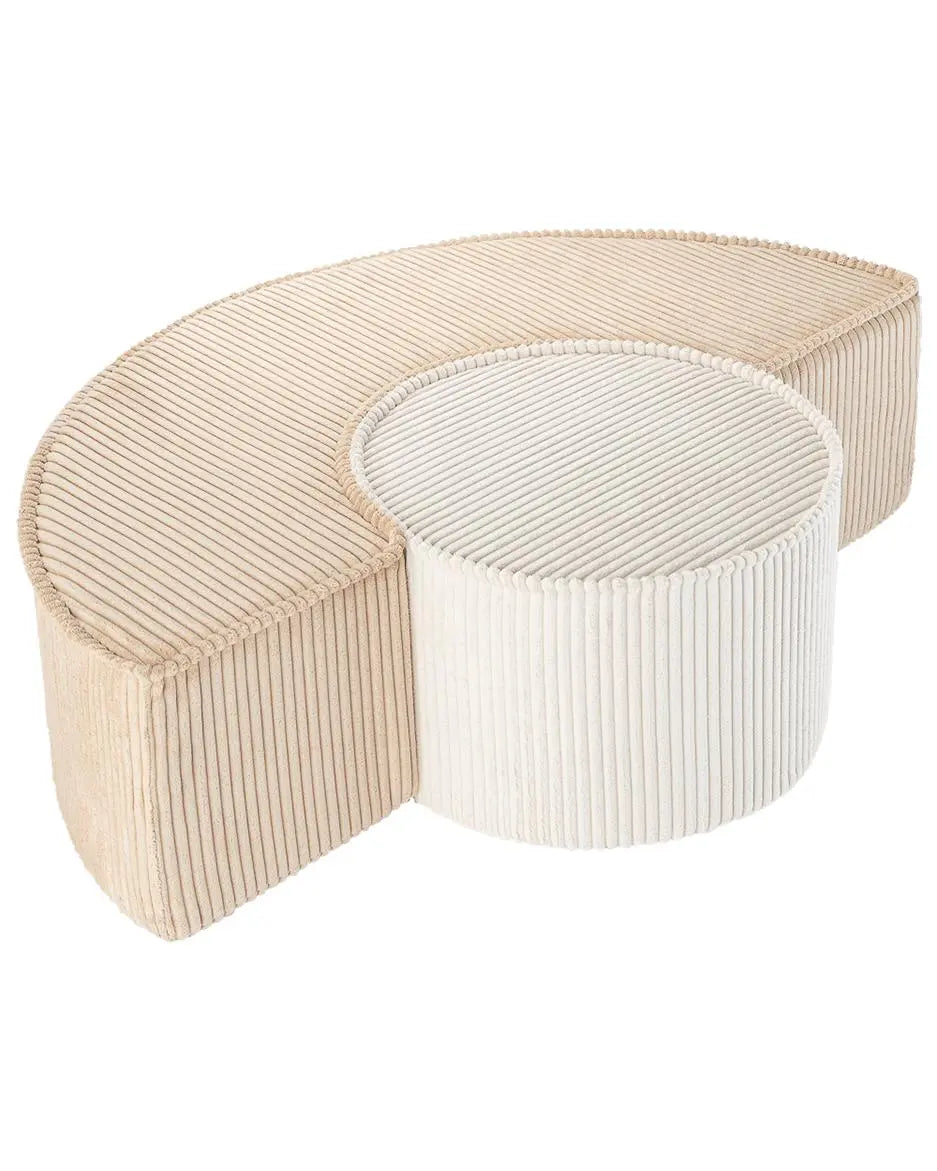 Wigiwama - Sitzpuff-Set "Pouffe Set" | brown-sugar-pouffe-seat