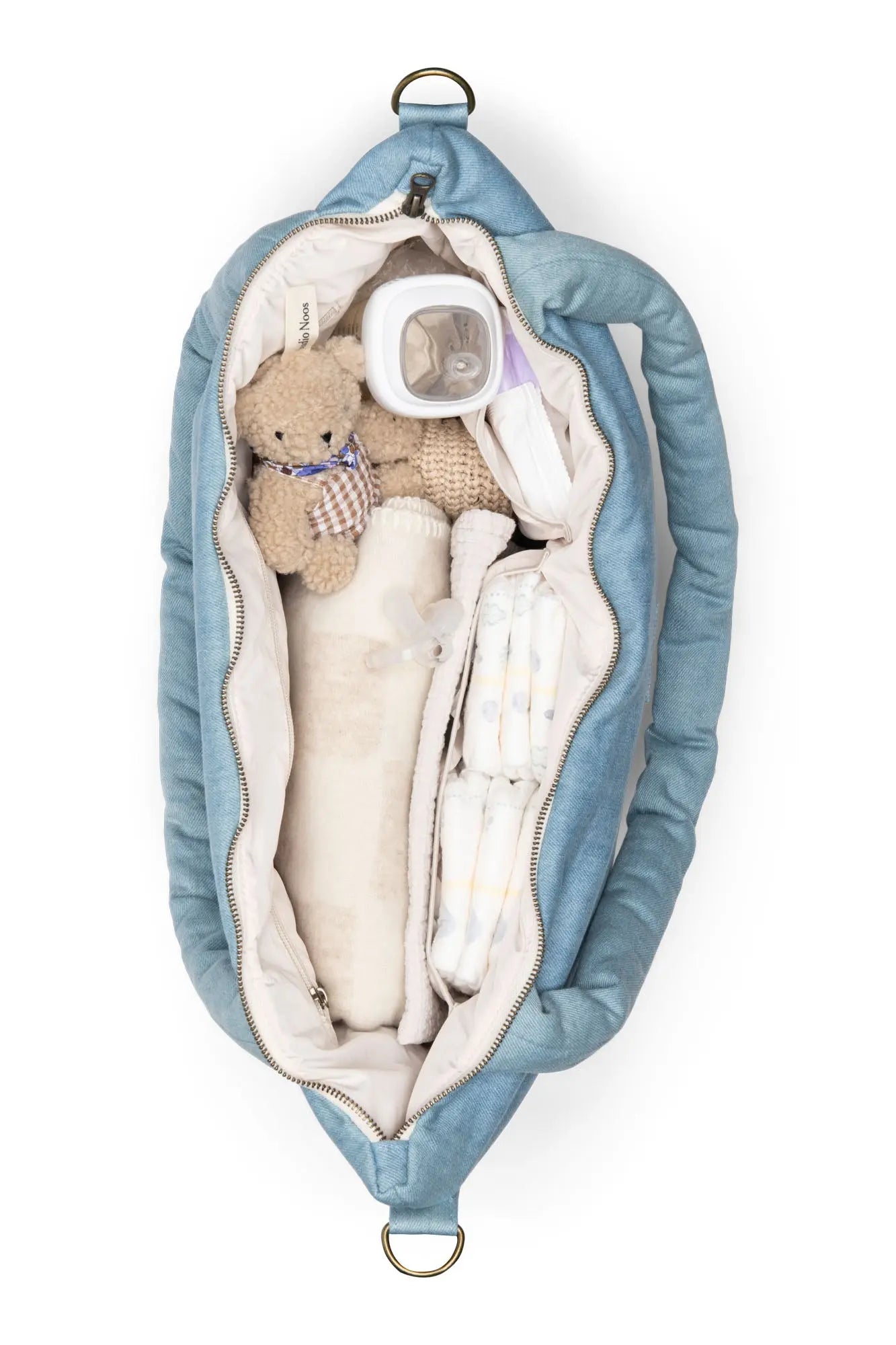 Studio Noos - Bag "Chunky Teddy Mombag" | ecru