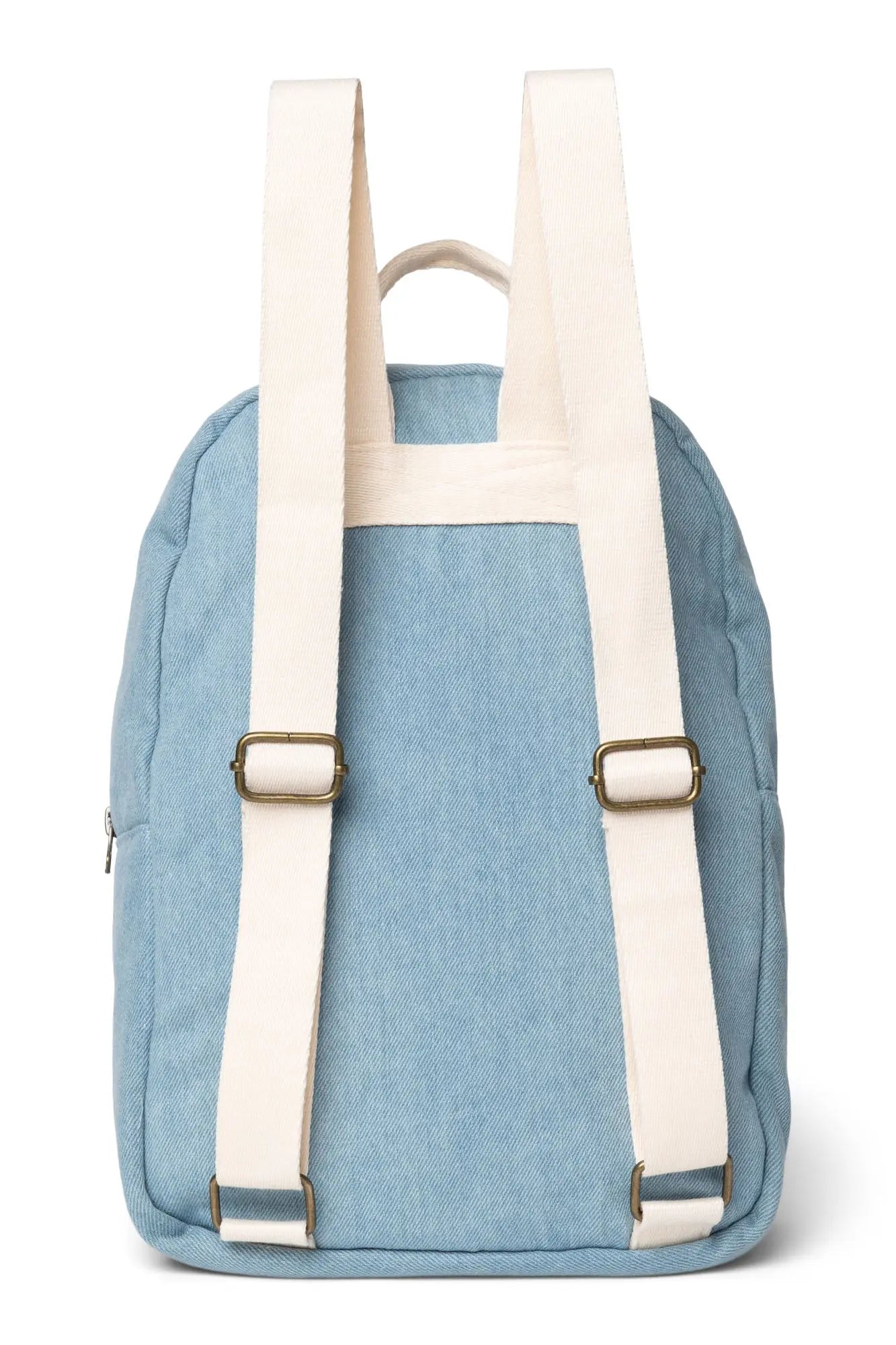 Studio Noos - Kinderrucksack Midi "Solid Denim MIDI Backpack with Front Pocket" | denim