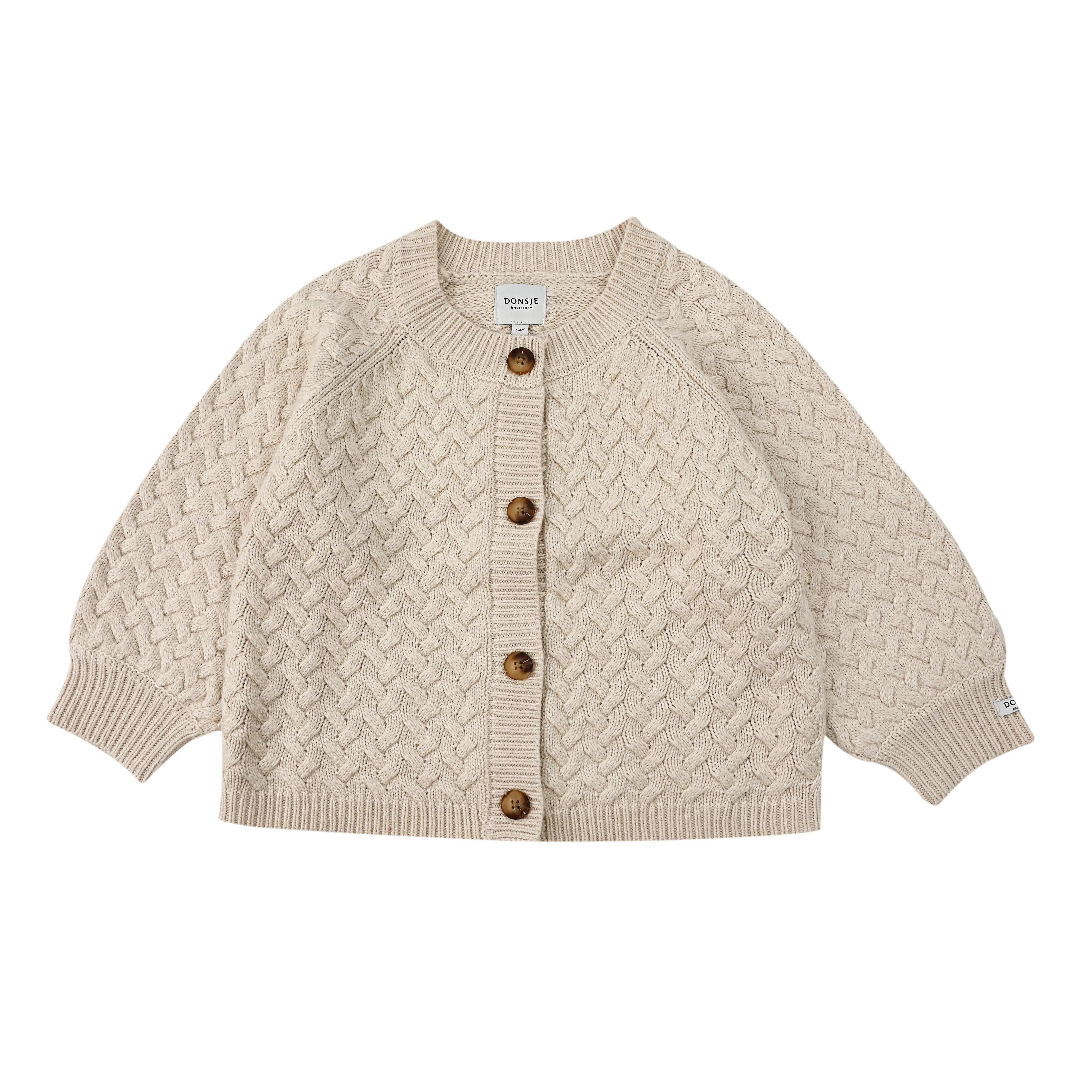 Donsje - Cardigan "Loena Cardigan" | soft sand Donsje