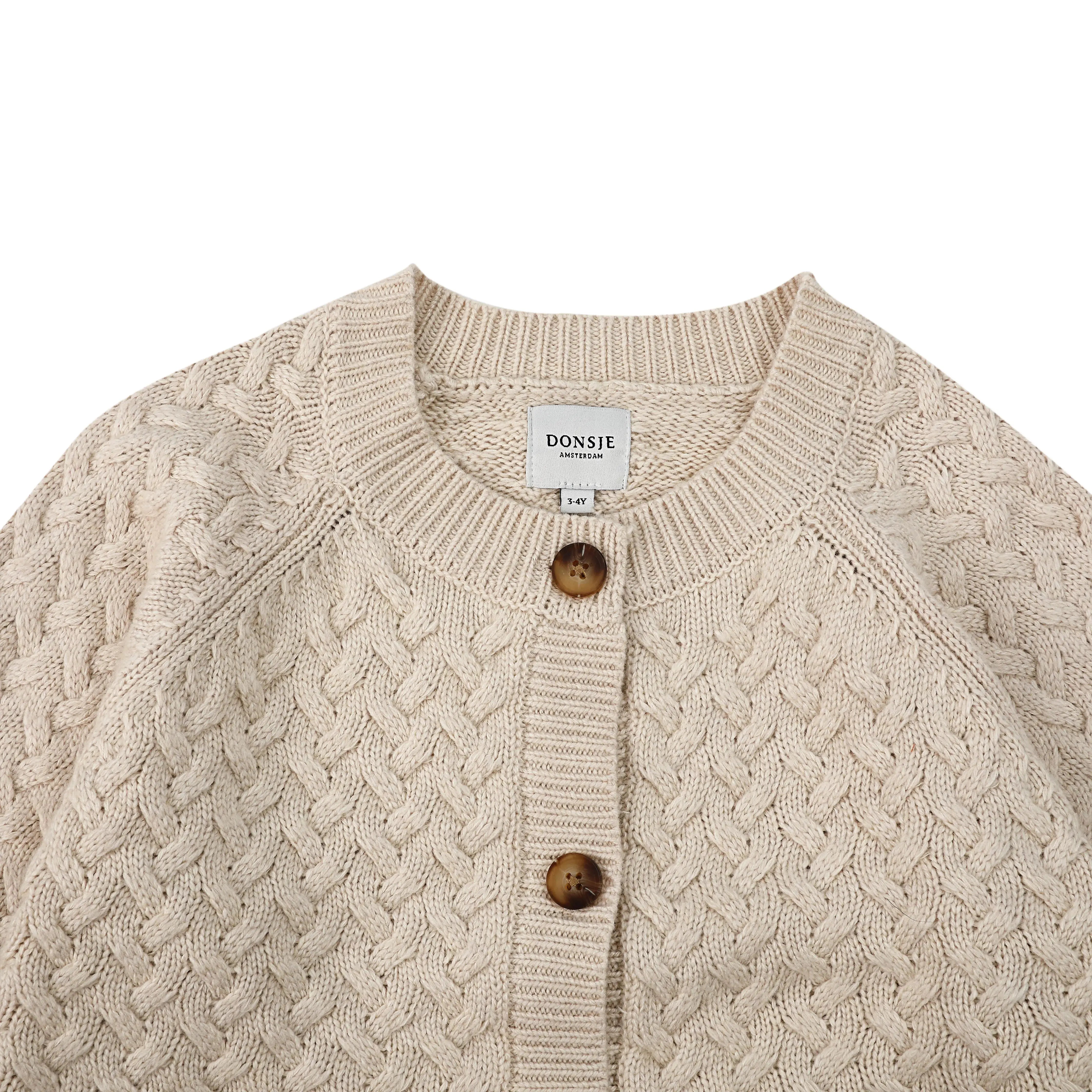 Donsje - Cardigan "Loena Cardigan" | soft sand Donsje