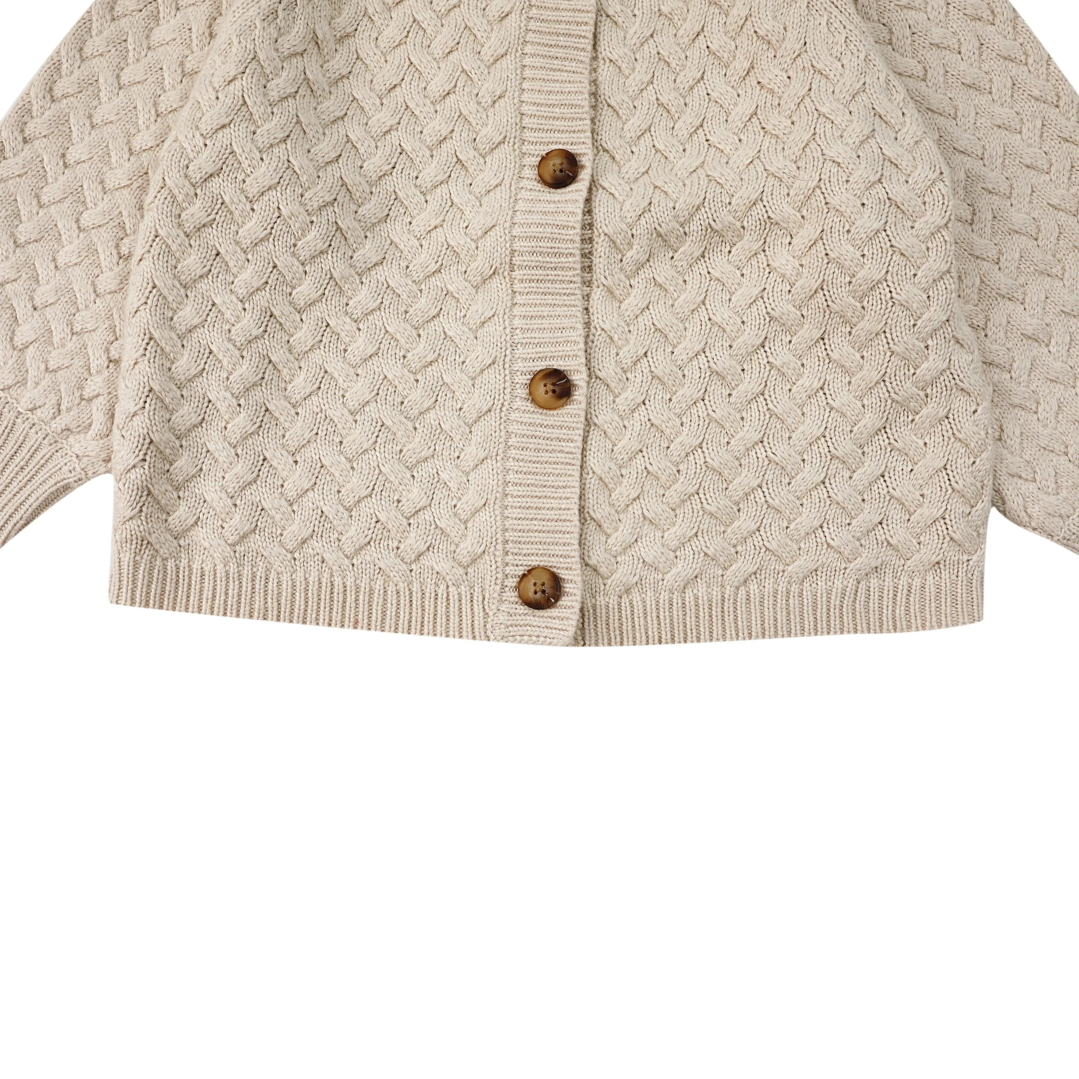 Donsje - Cardigan "Loena Cardigan" | soft sand Donsje