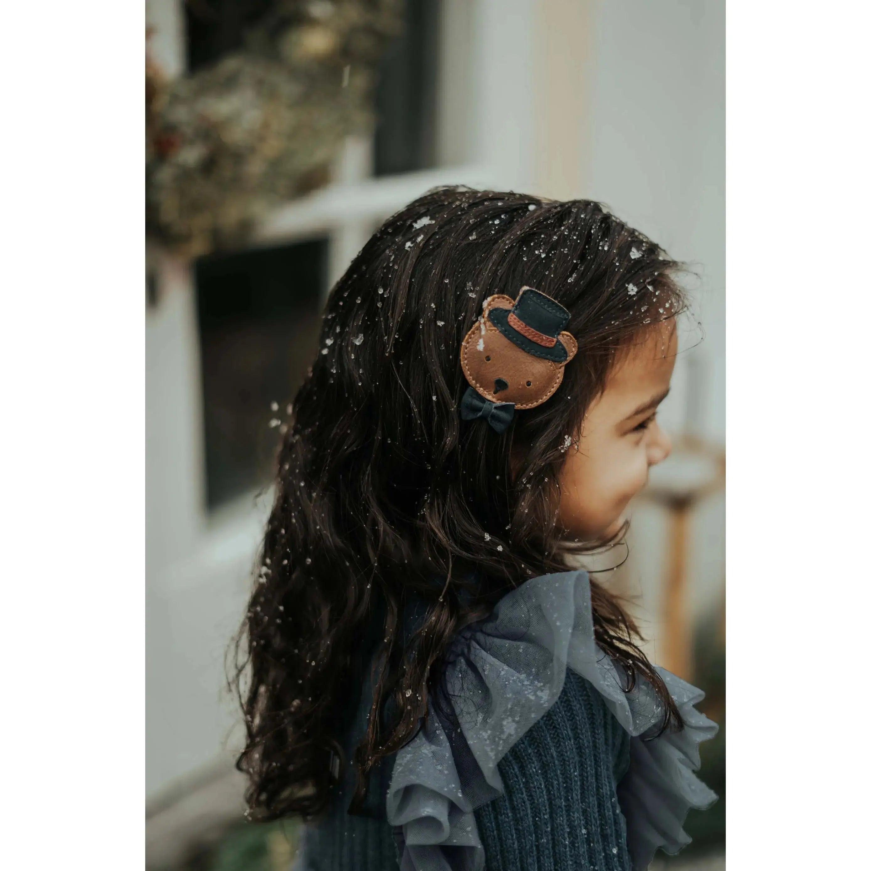 Donsje - Clip "Ceesie Clip Bear" | cognac classic leather Donsje