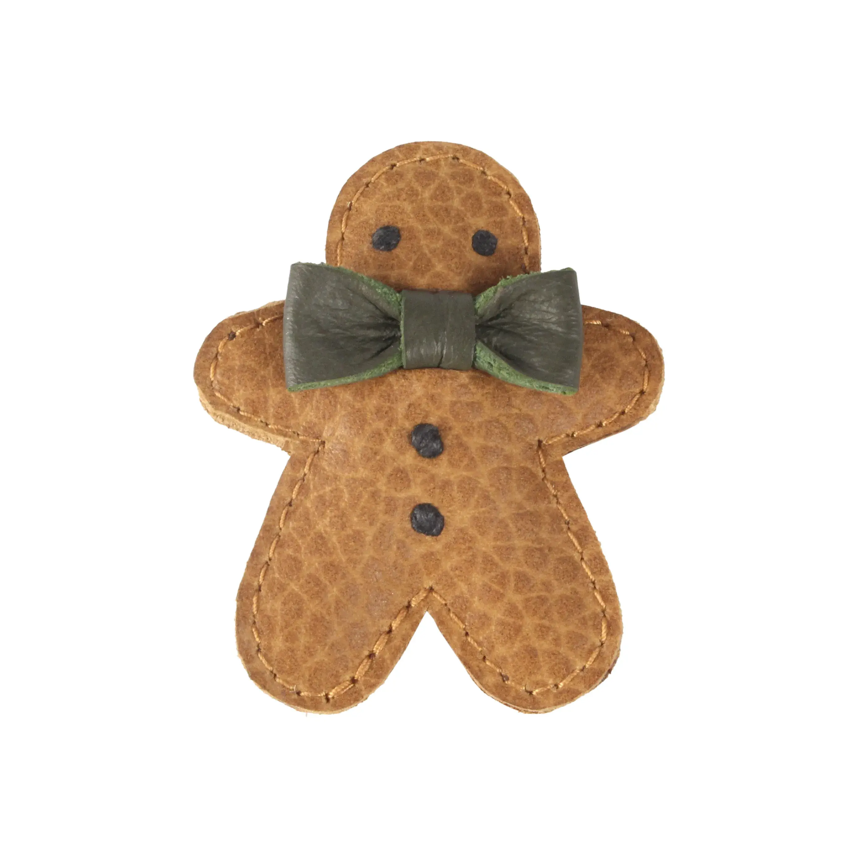 Donsje - Clip "Wonda Hairclip Gingerbread" | toast grain leather Donsje