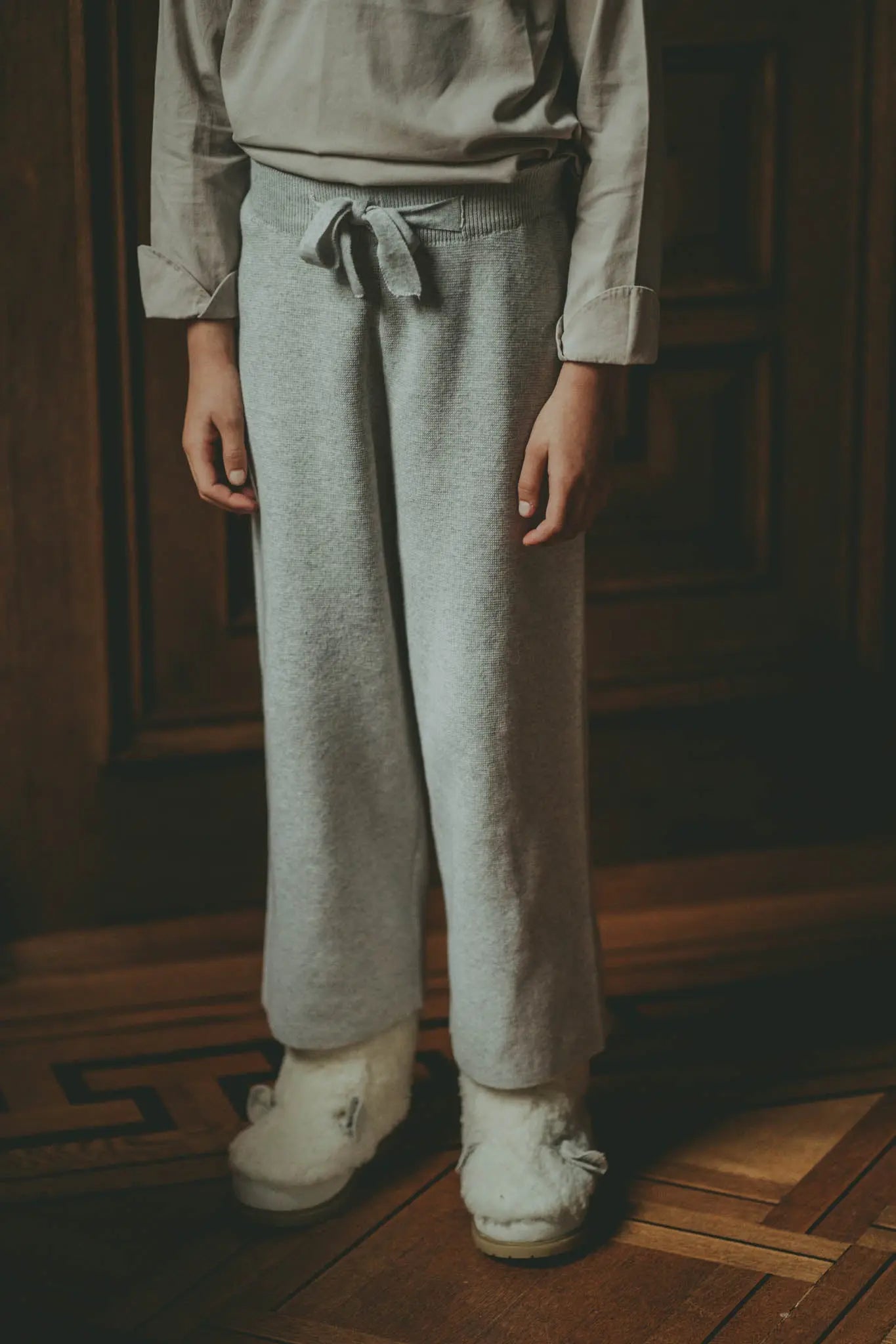 Donsje - Hose "Invi Trousers" | soft grey melange Donsje