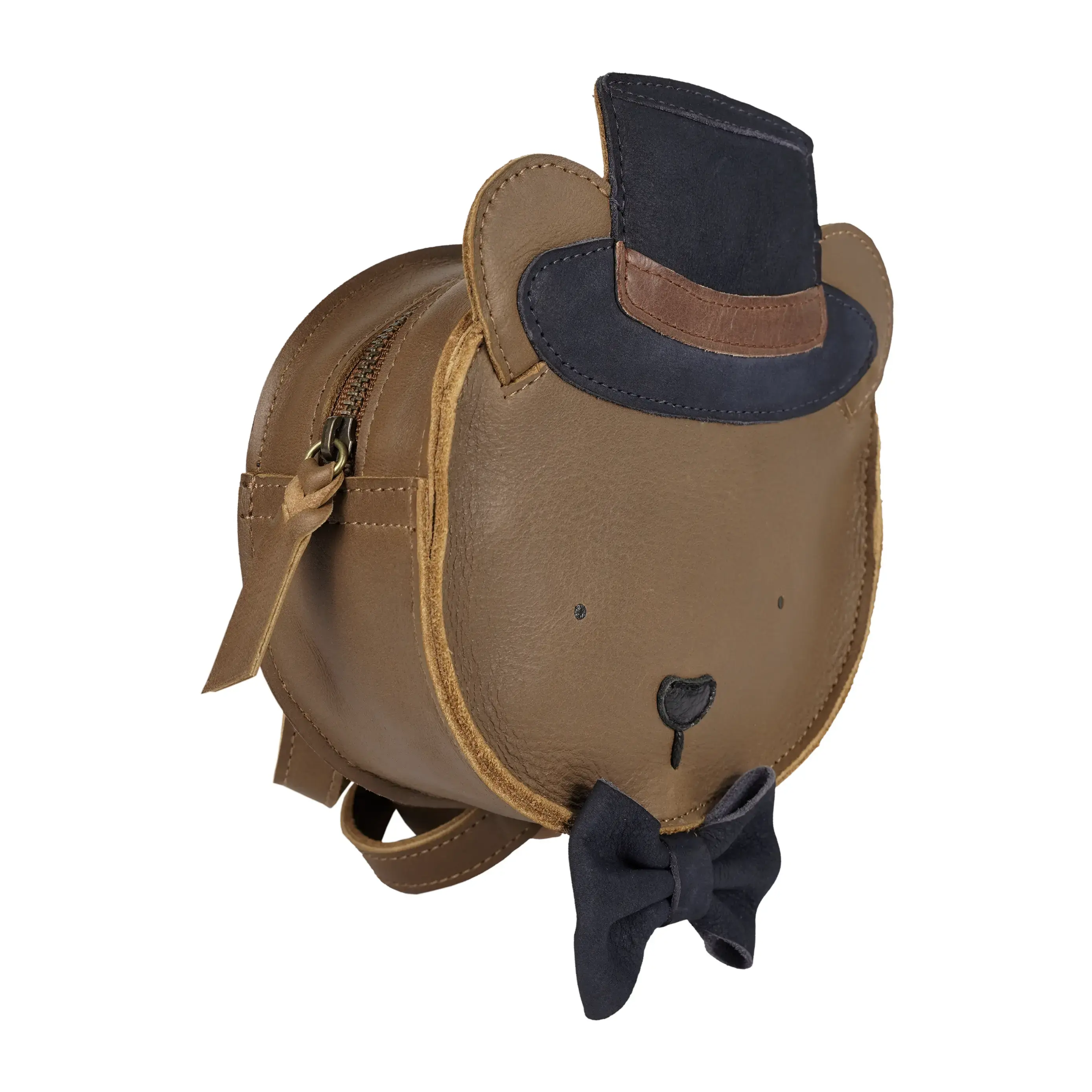 Donsje - Rucksack "Matsi Backpack Bear" | cognac classic leather Donsje