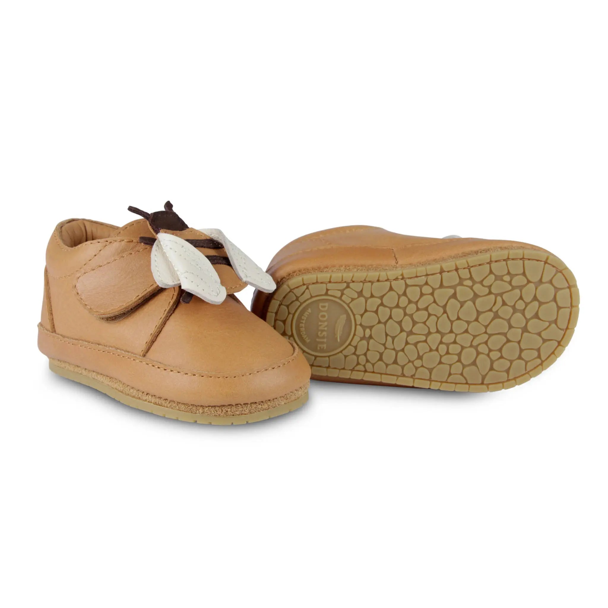 Donsje - Schühchen "Niek Bee" | camel classic leather Donsje