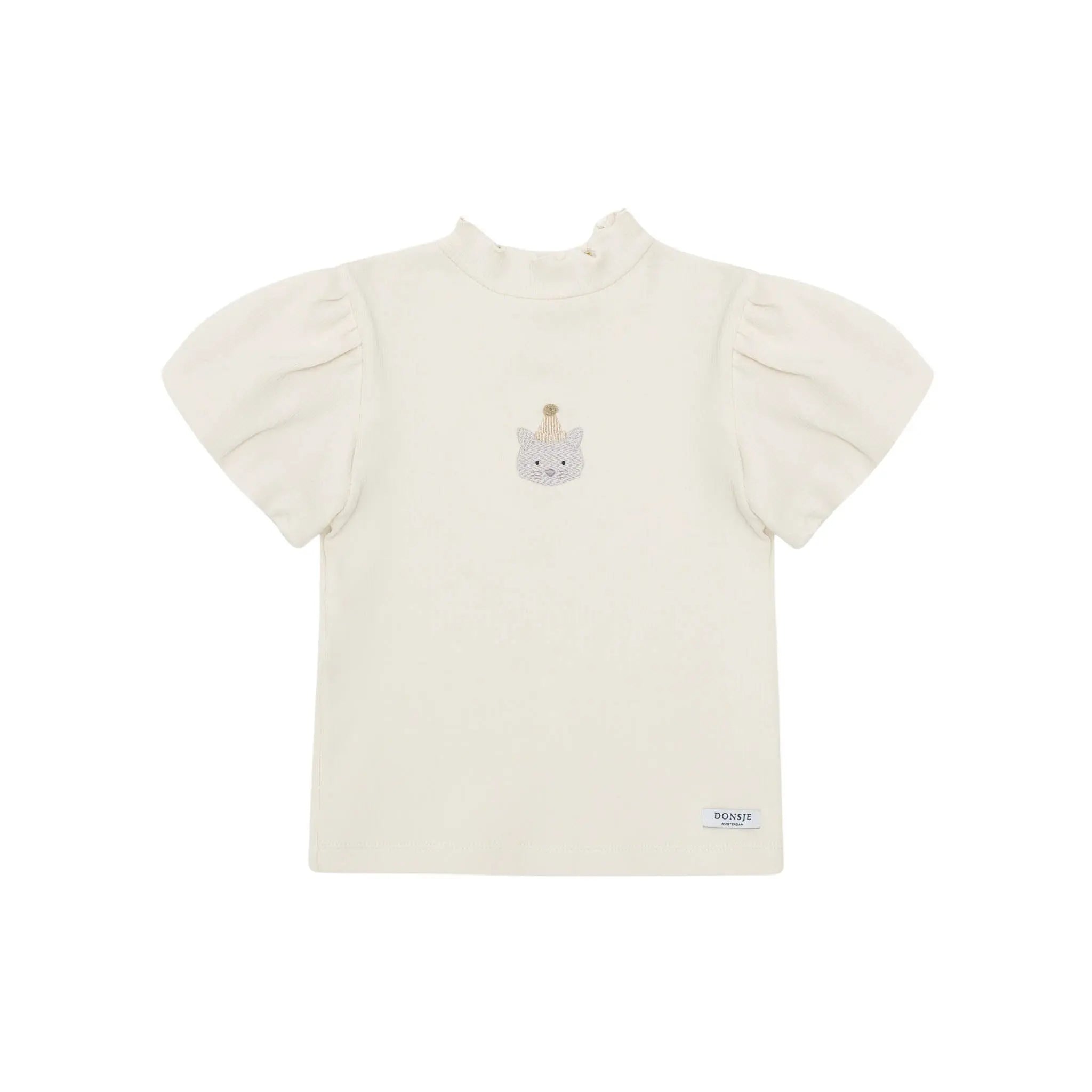 Donsje - Top "Nowien Top Festive Cat" | warm white Donsje