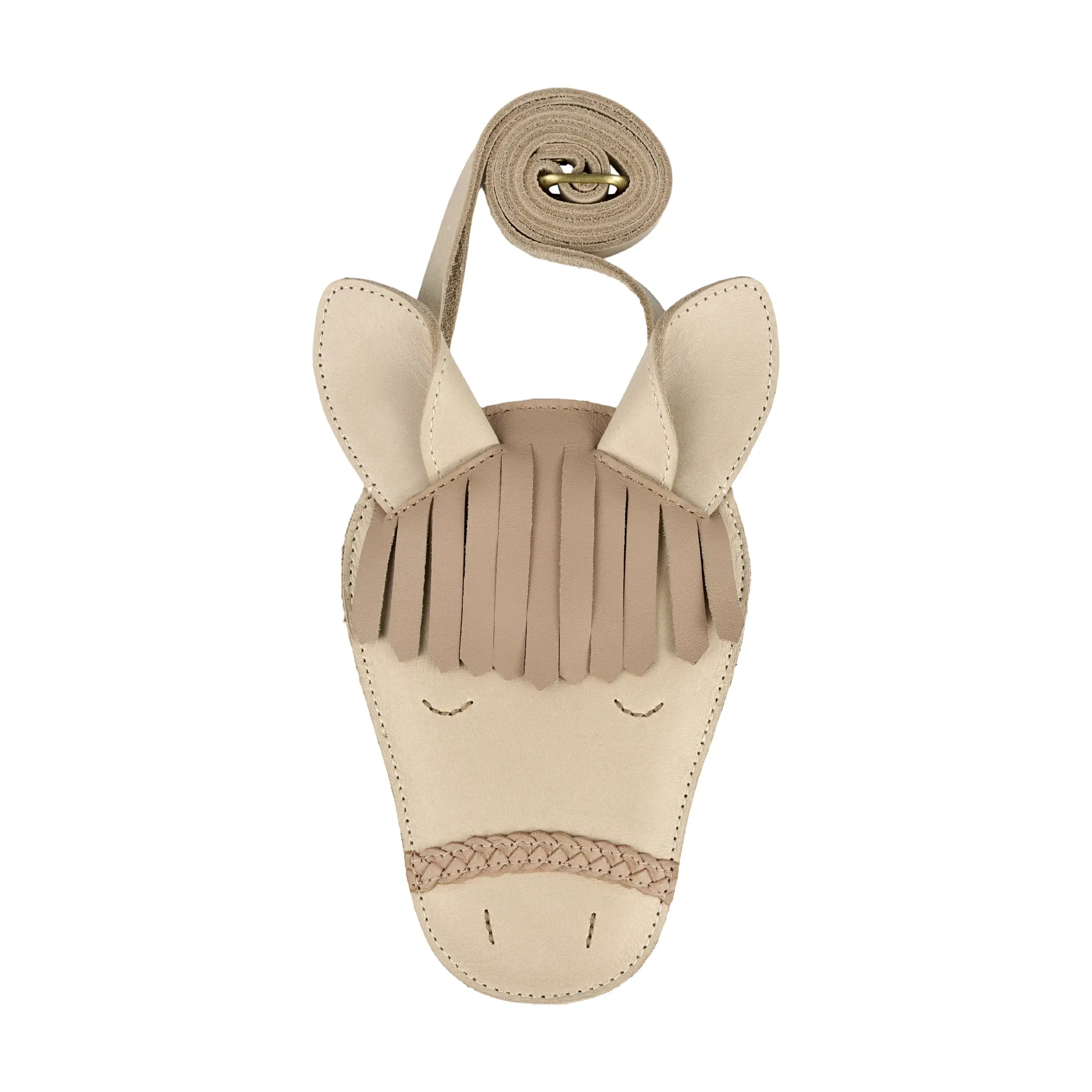 Donsje - "Britta Special Purse Horse" | ivory classic leather Donsje