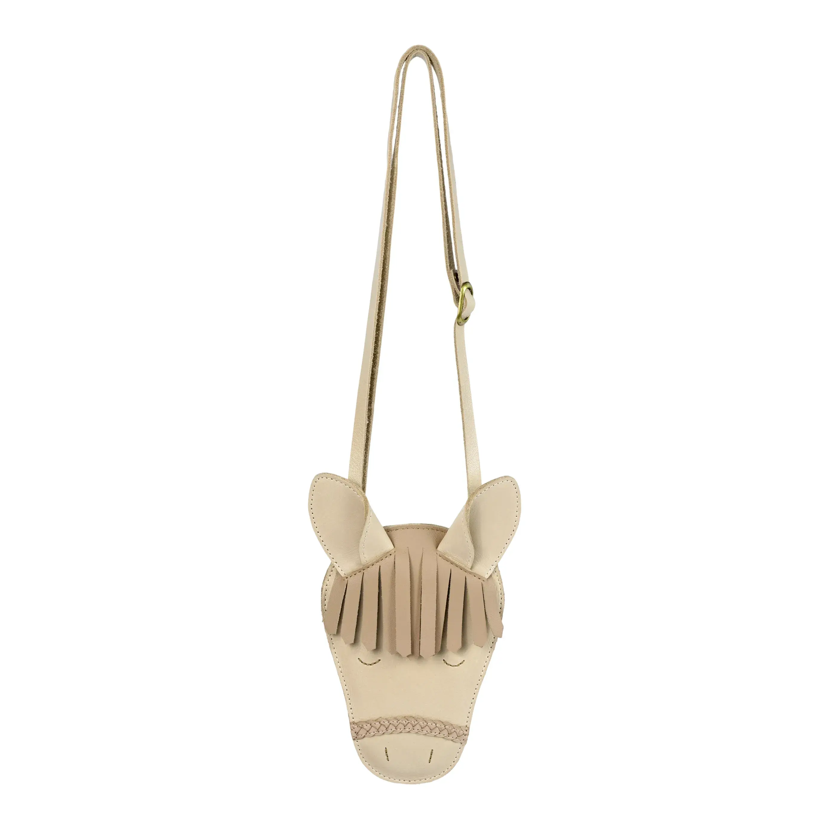 Donsje - "Britta Special Purse Horse" | ivory classic leather Donsje