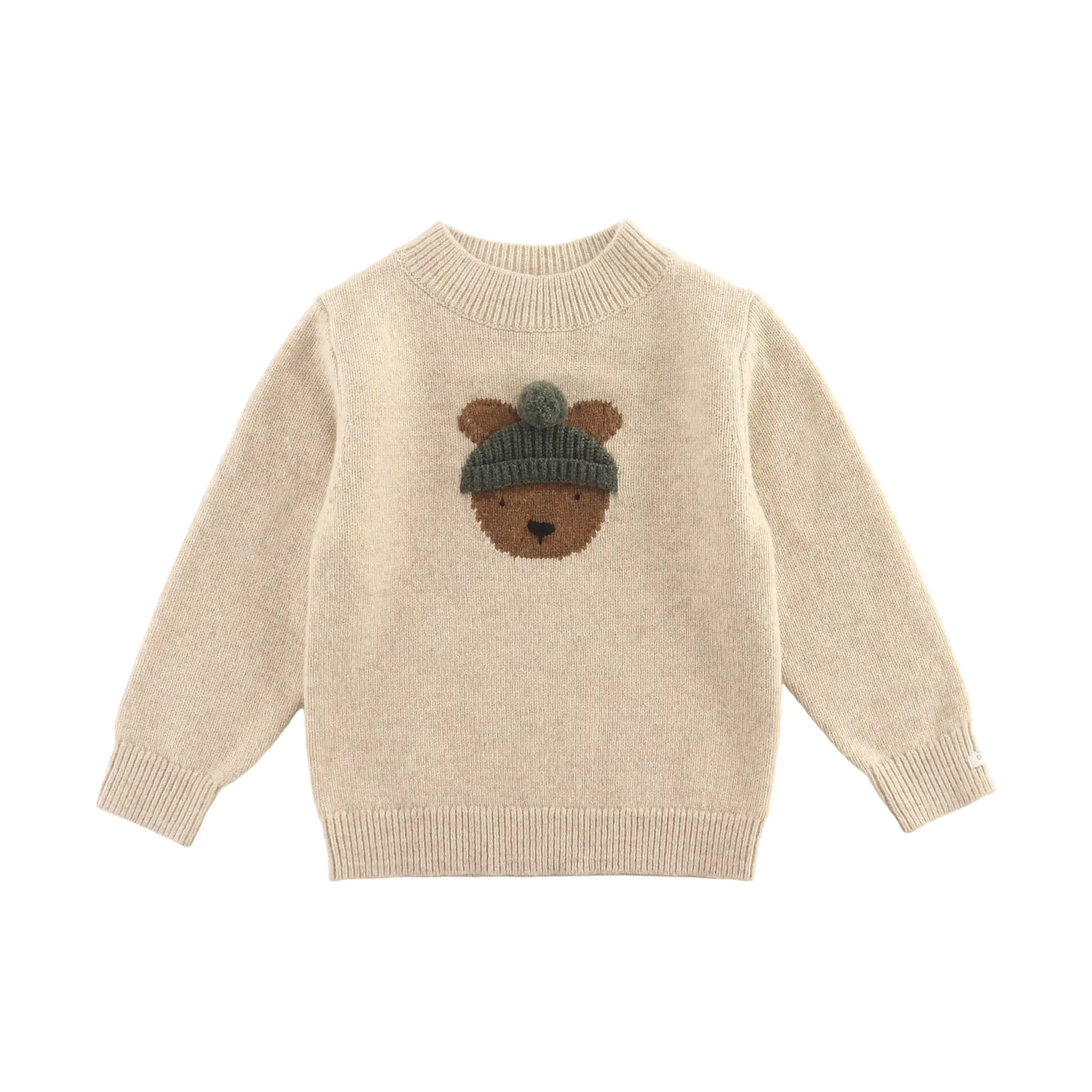 Donsje - "Denn Merino Wool Sweater Bear" | biscotti melange Donsje