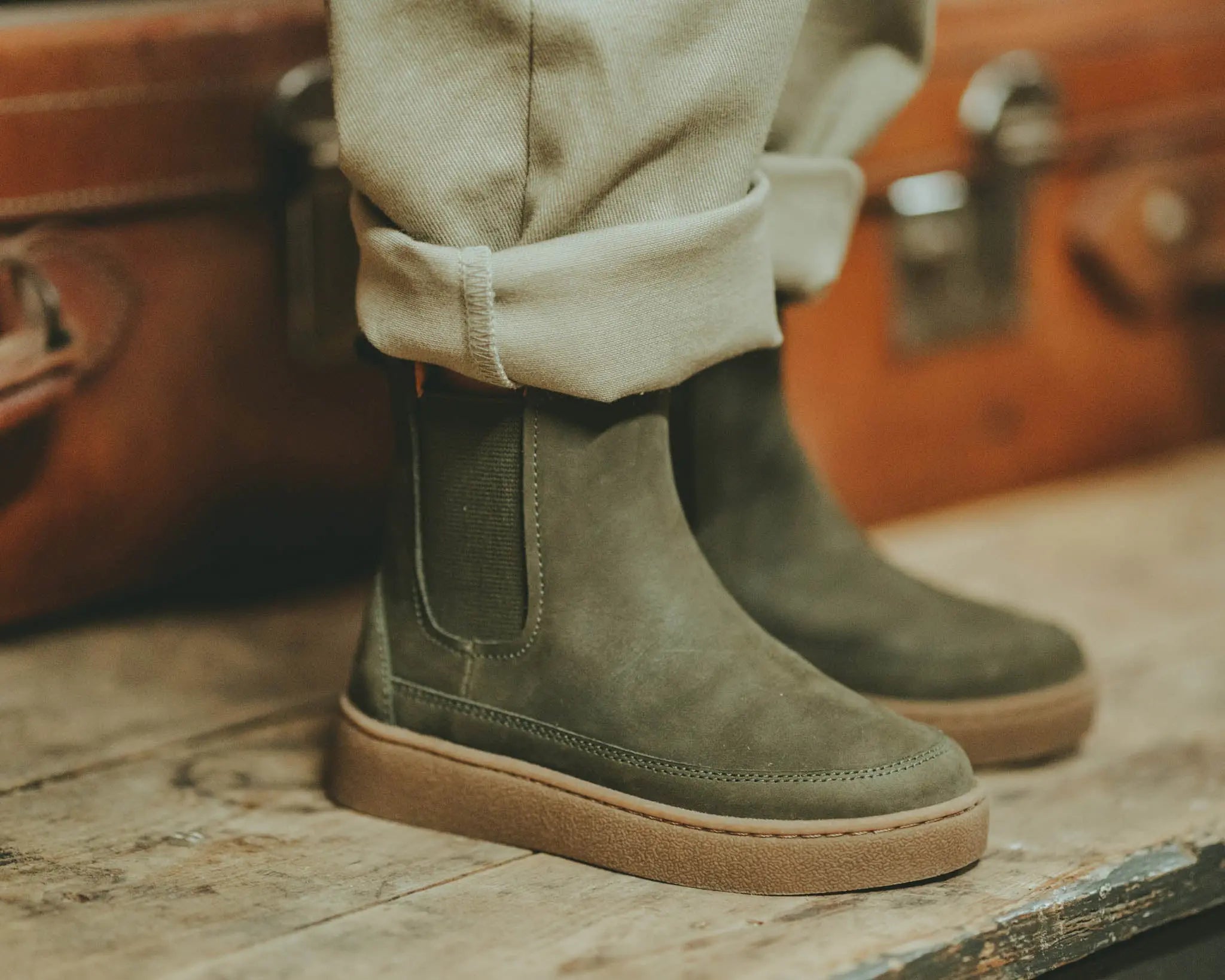 Donsje - Schuhe / Chelsea Boots "Ojeh" | forest nubuck - Leja Concept Store
