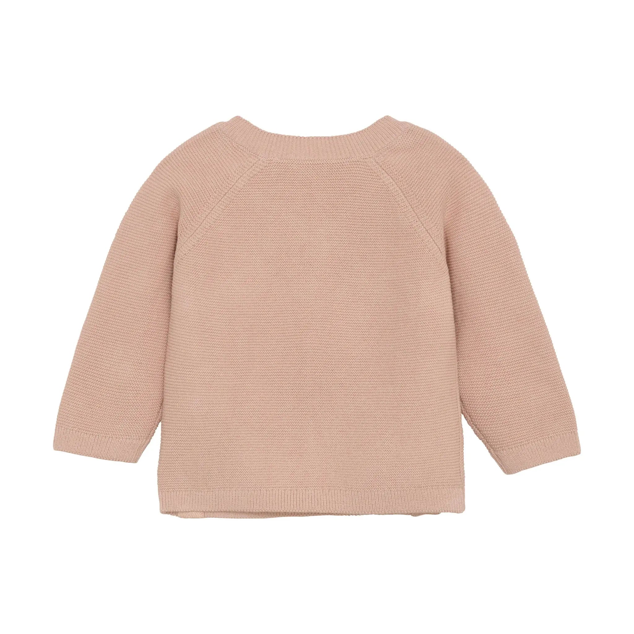 HUTTELIHUT - Cardigan "Cardigan Wrap Knit" | mahogany rose Huttelihut