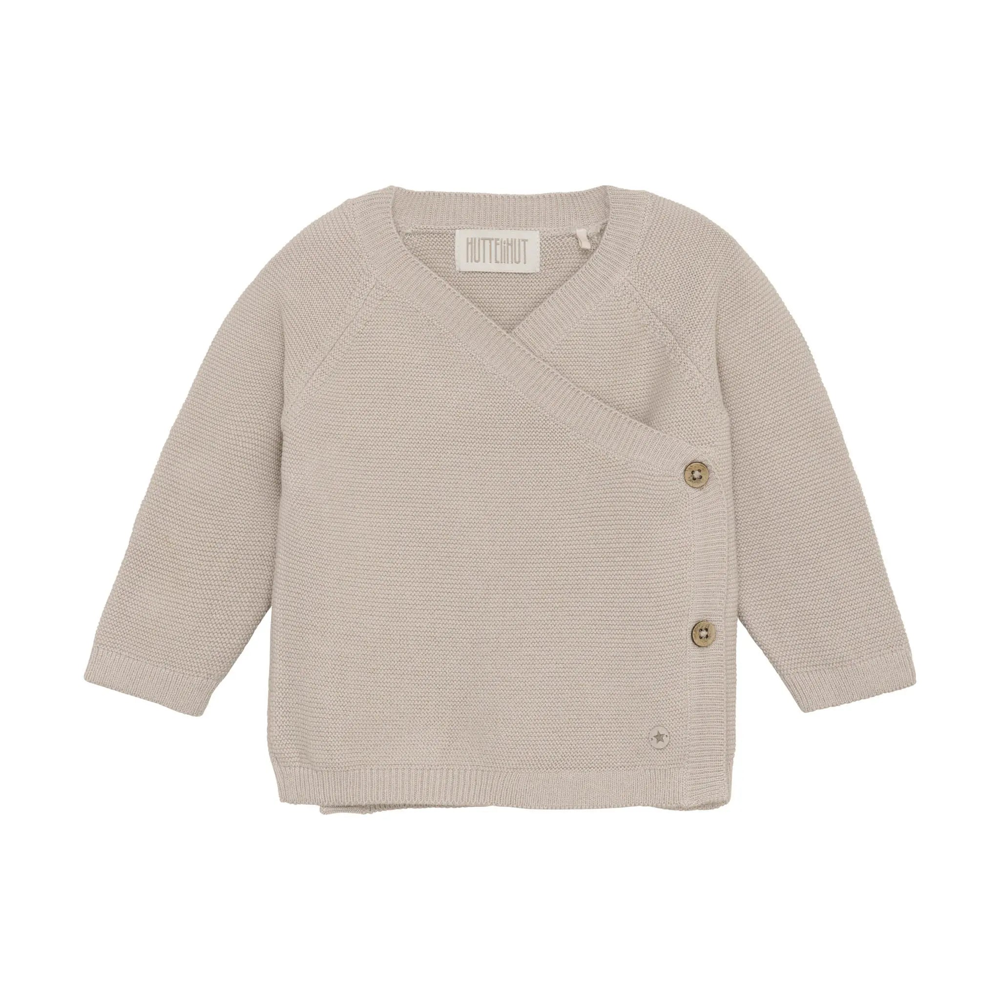 HUTTELIHUT - Cardigan "Cardigan Wrap Knit" | peyote Huttelihut
