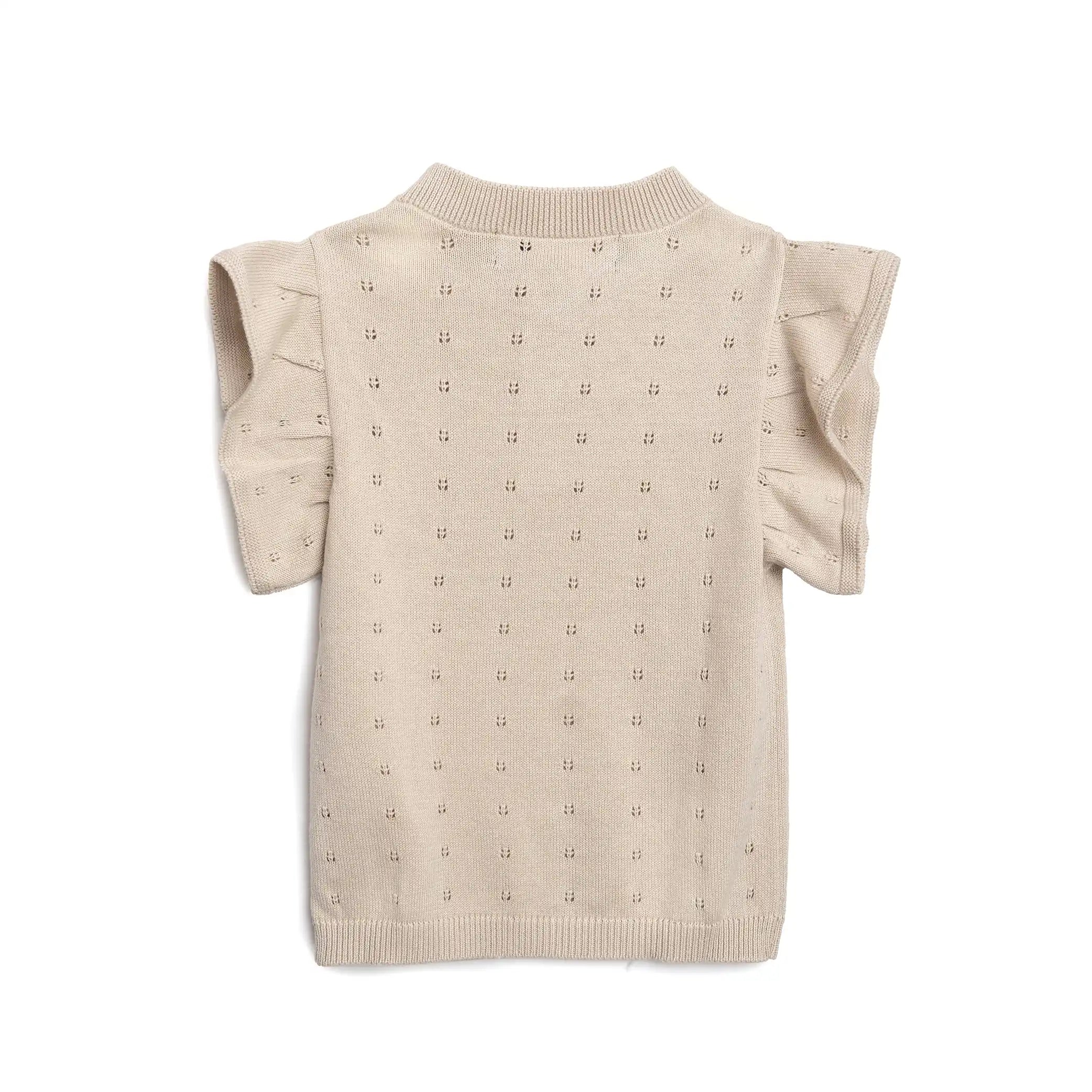 Hanevild - Blusen "Rie vest" | summer sand