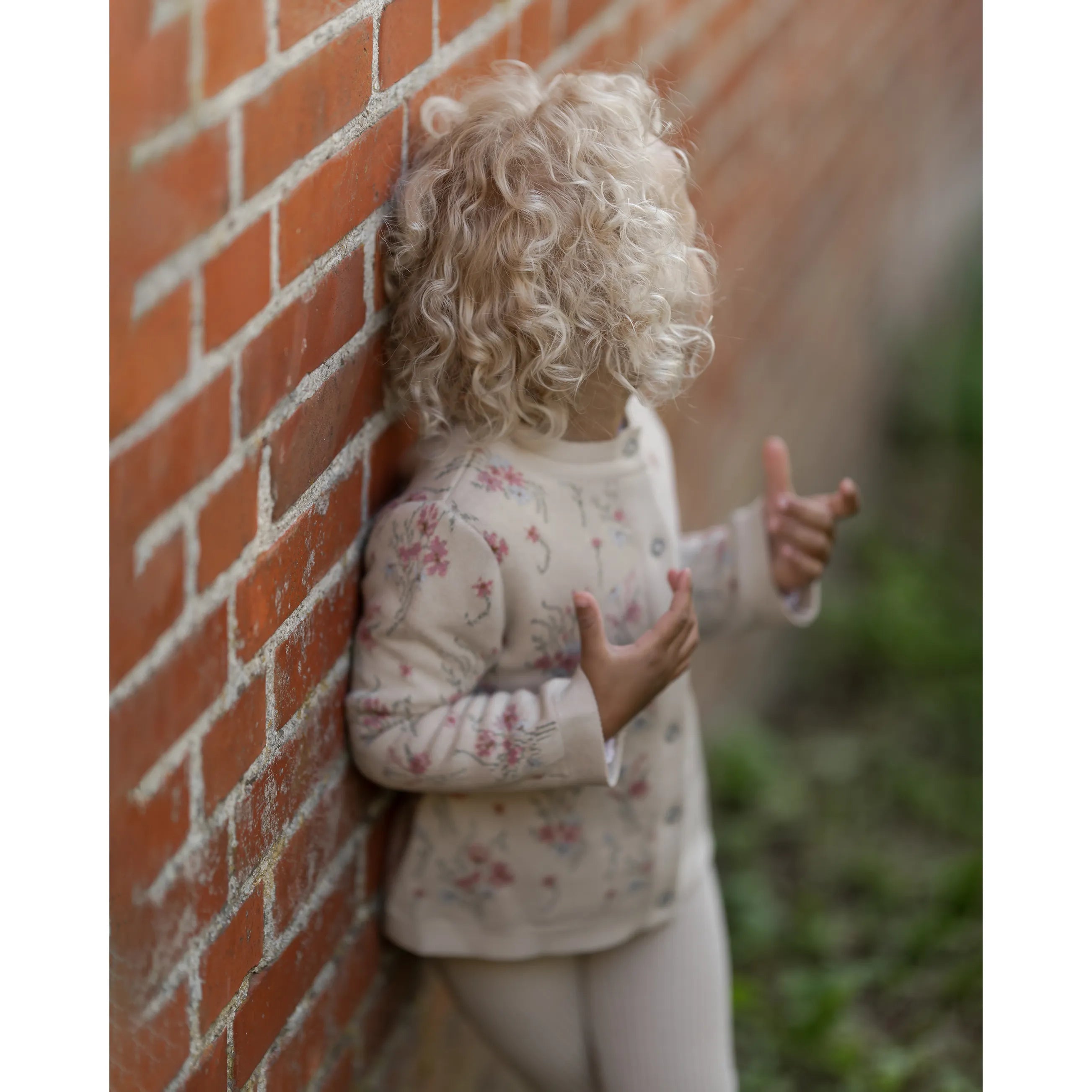 Hanevild - Blusen "Flower cardigan" | summer sand