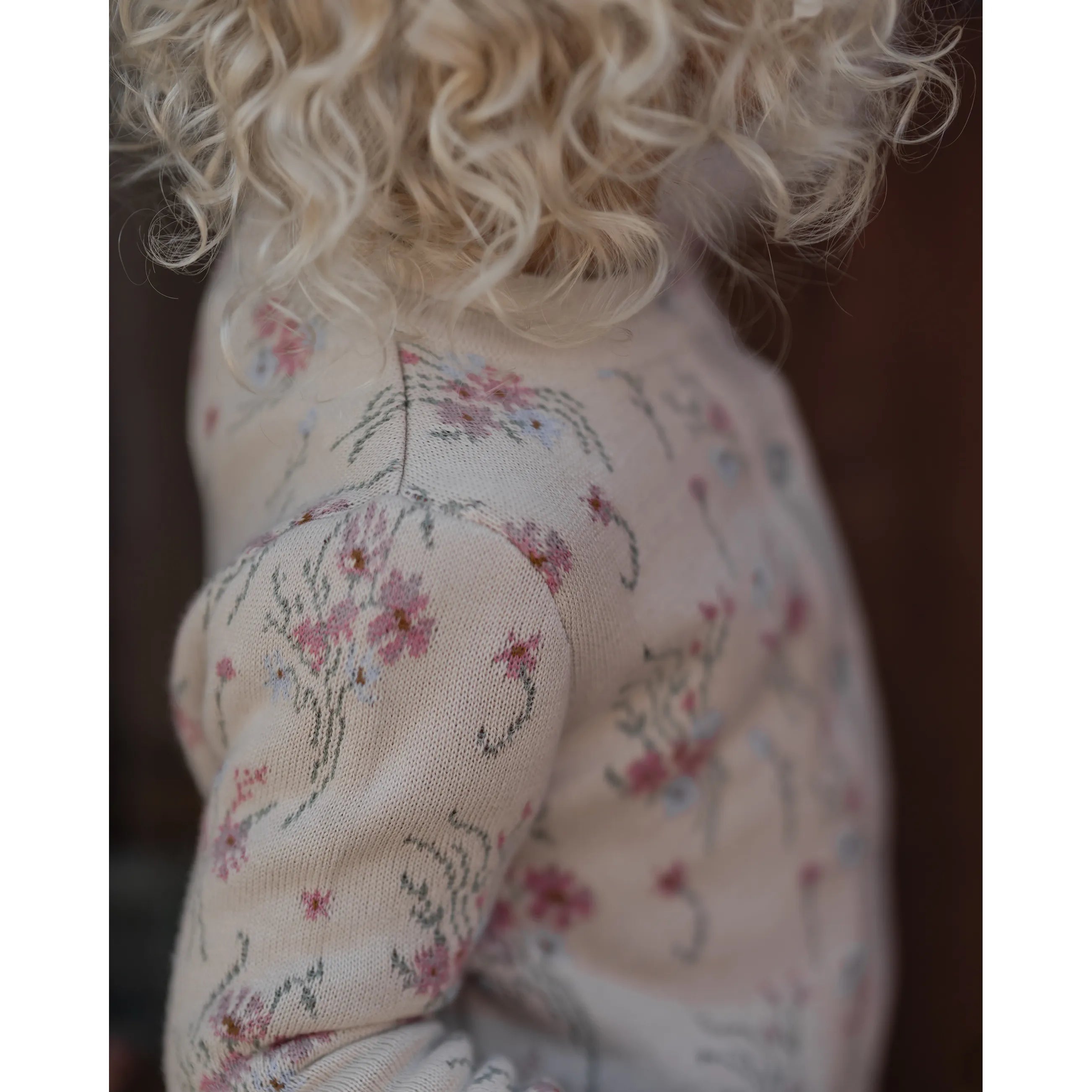 Hanevild - Blusen "Flower cardigan" | summer sand