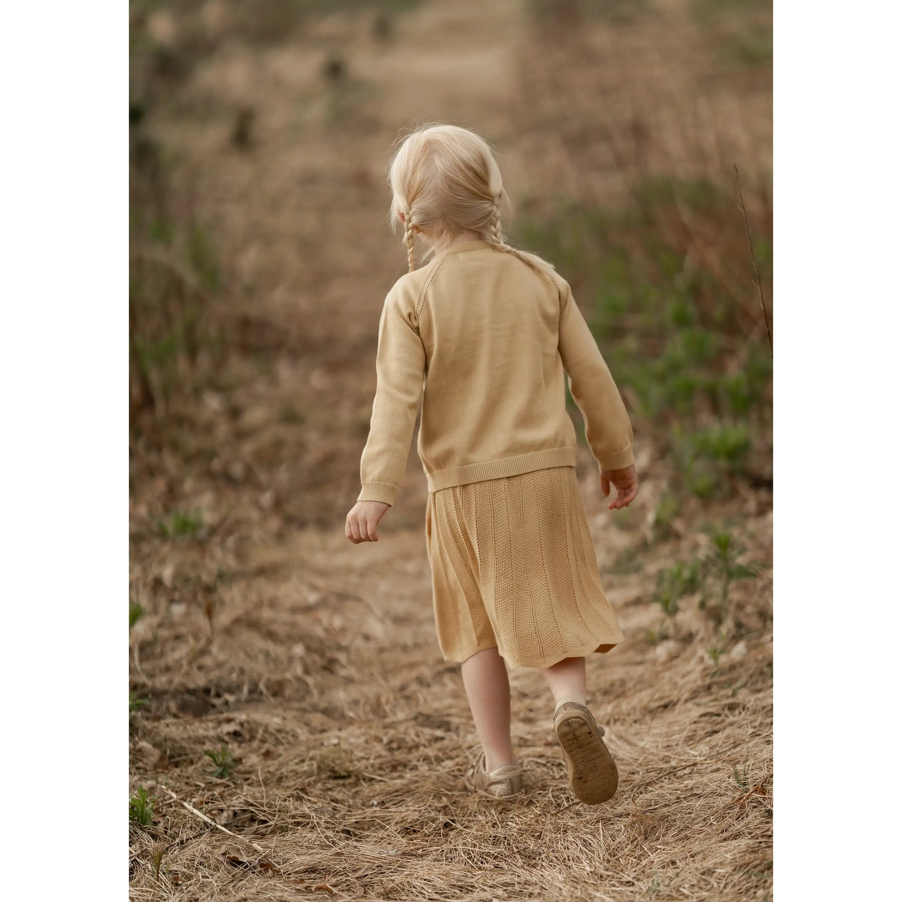 Hanevild - Blusen "Daisy cardigan" | italien straw