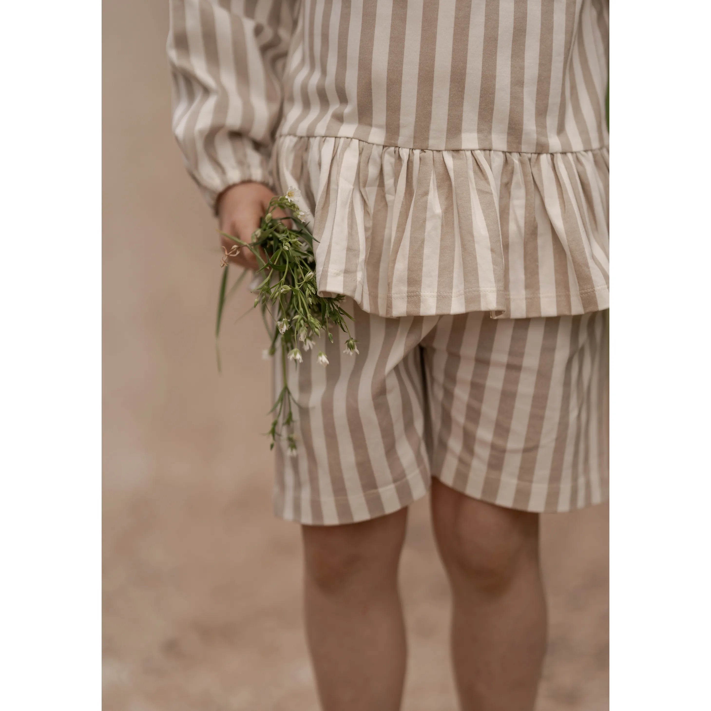 Hanevild - Hose "Striped shorts" | summer sand