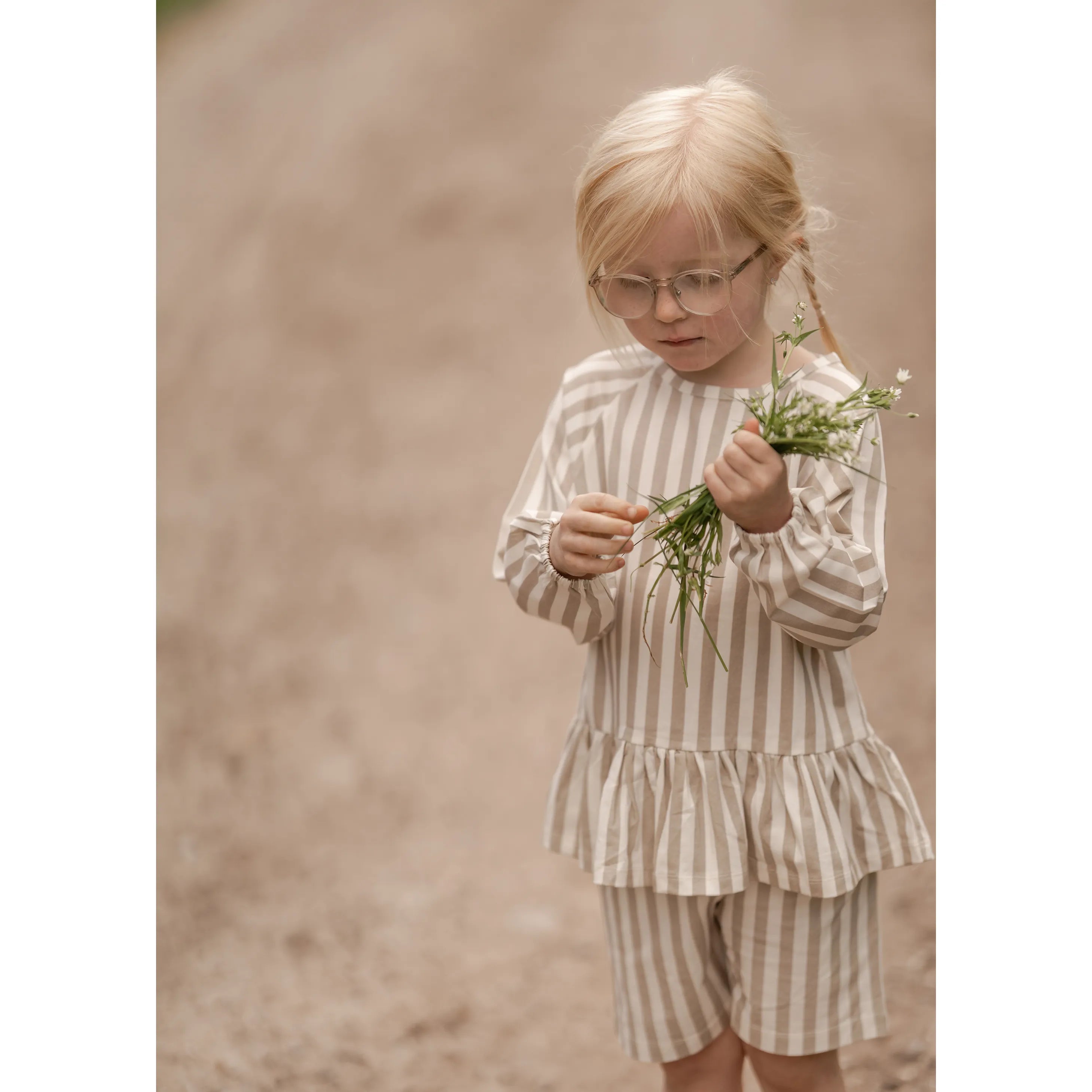 Hanevild - Hose "Striped shorts" | summer sand