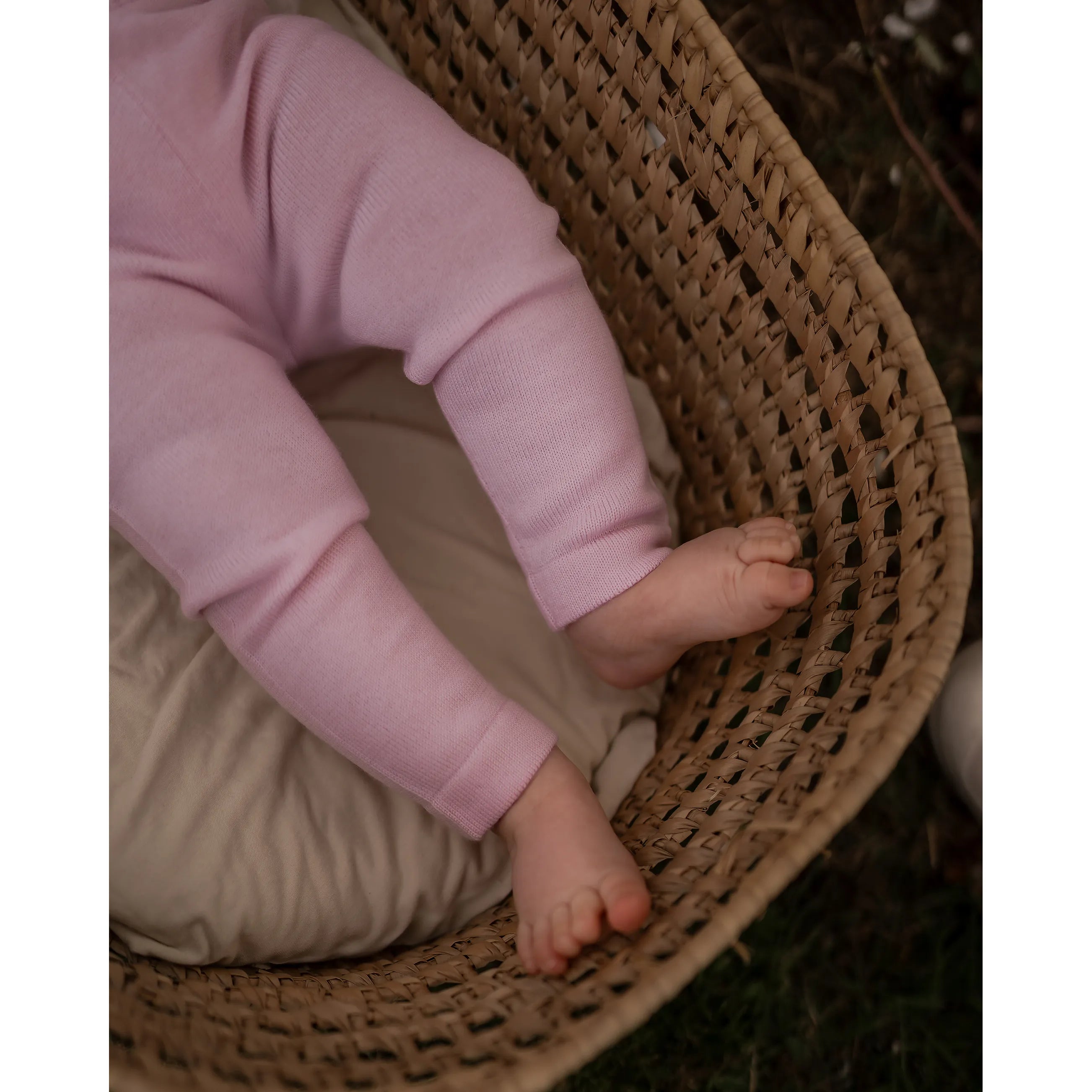 Hanevild - Leggings "Leggings, merino wool" | pink merino wool