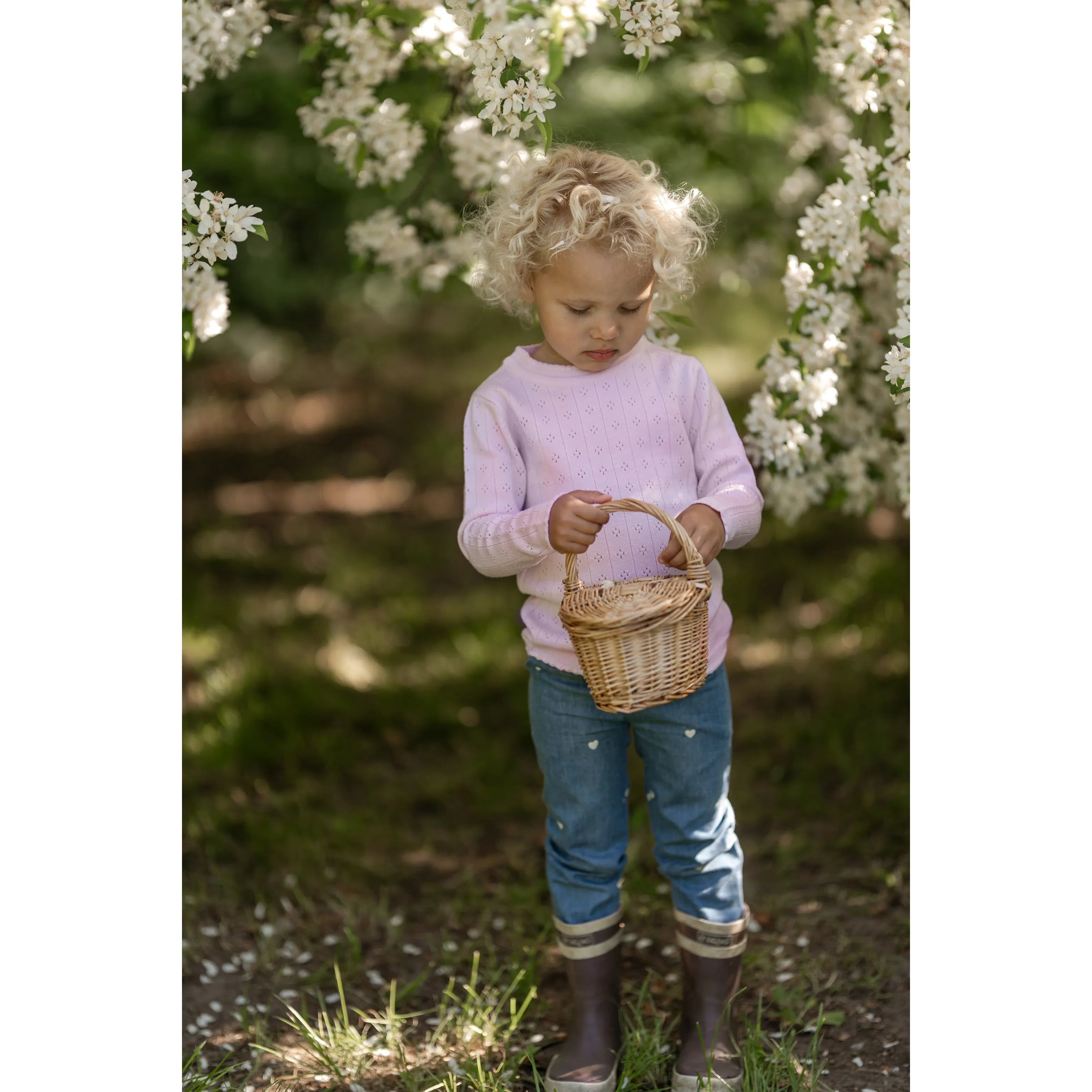 Hanevild - Oberteil "Thin merino wool sweater" | pink merino wool