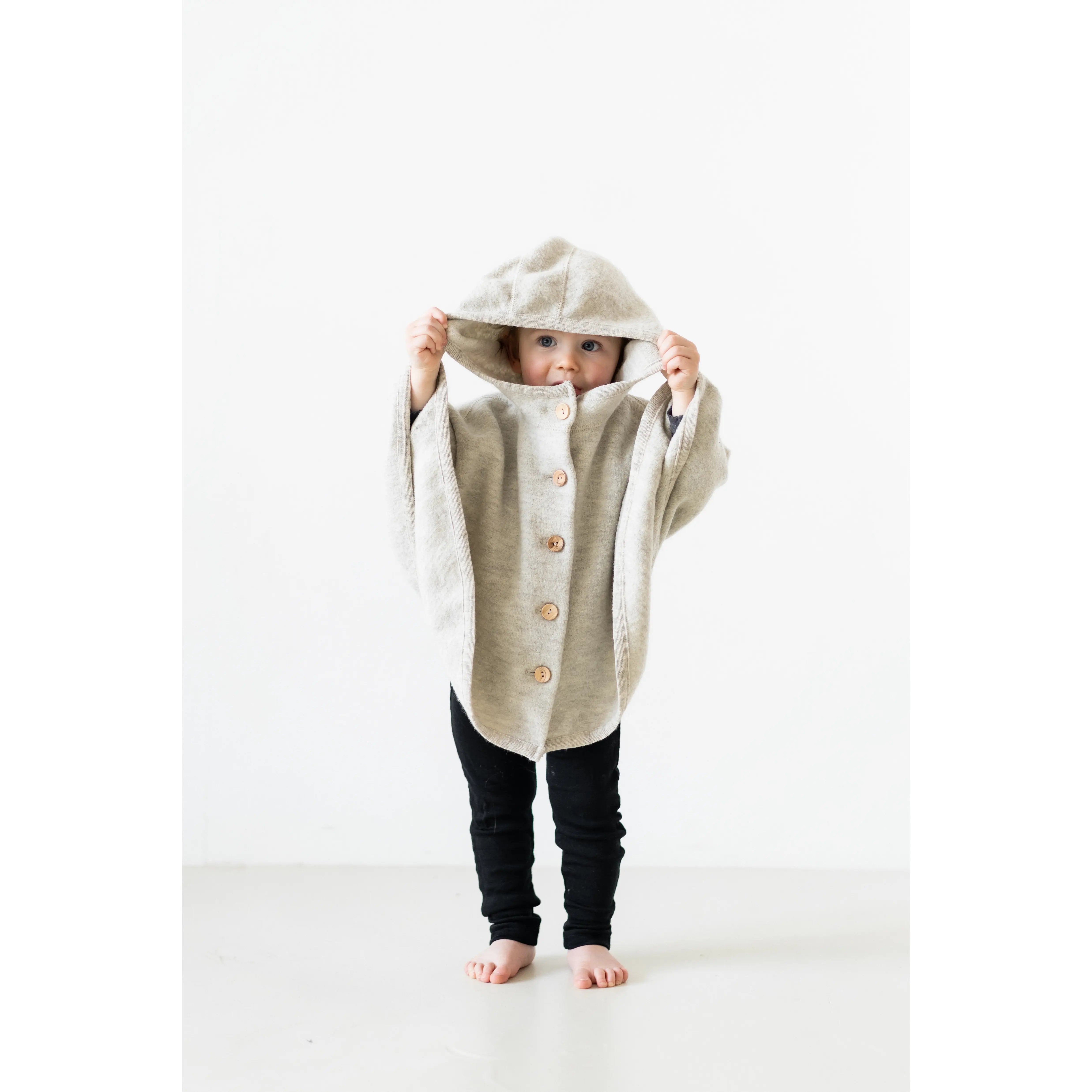 Halfen - Walk-Poncho "Walk Fein" | natur