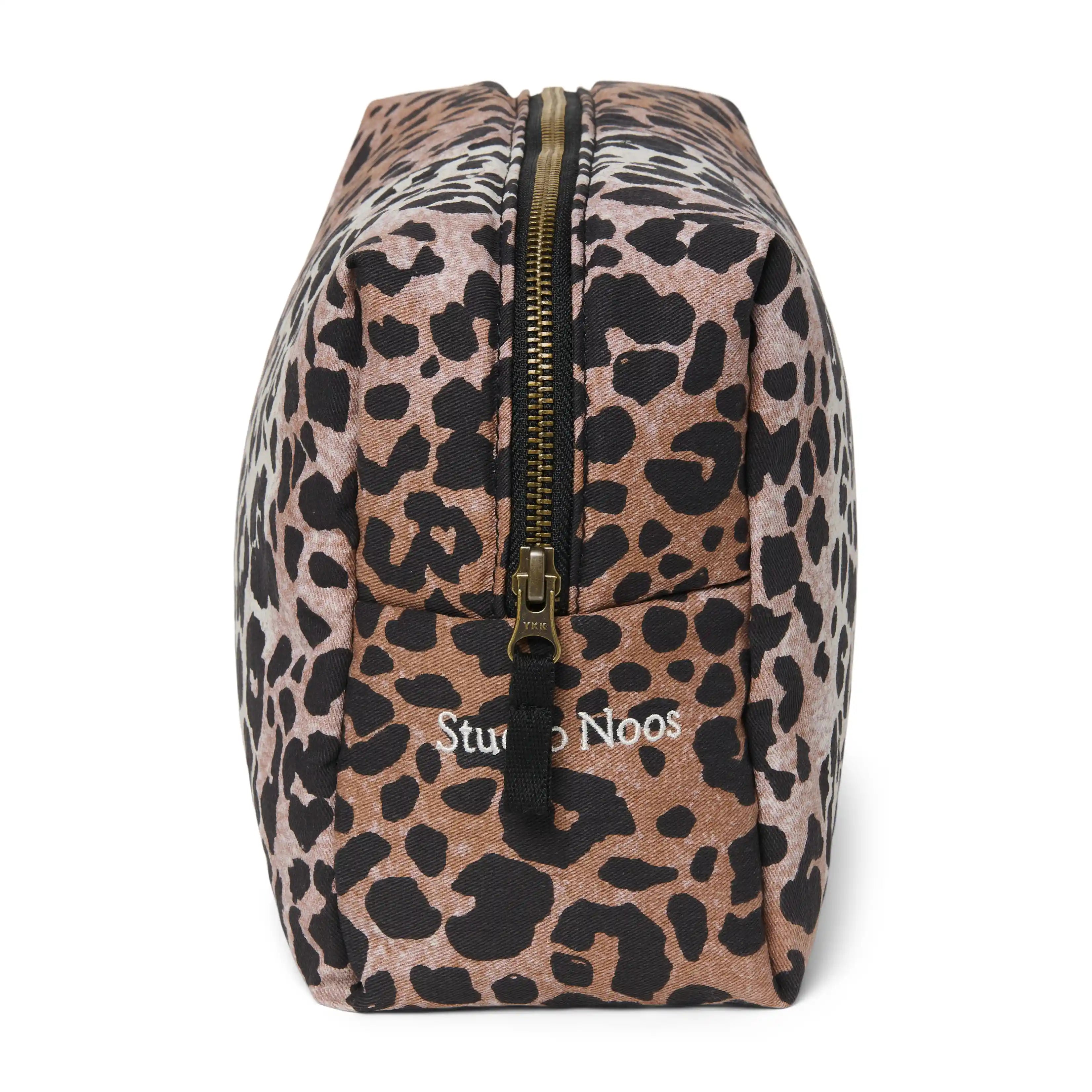 Studio Noos - Kosmetiktasche "Soft Cotton Toiletry" | hazel leopard