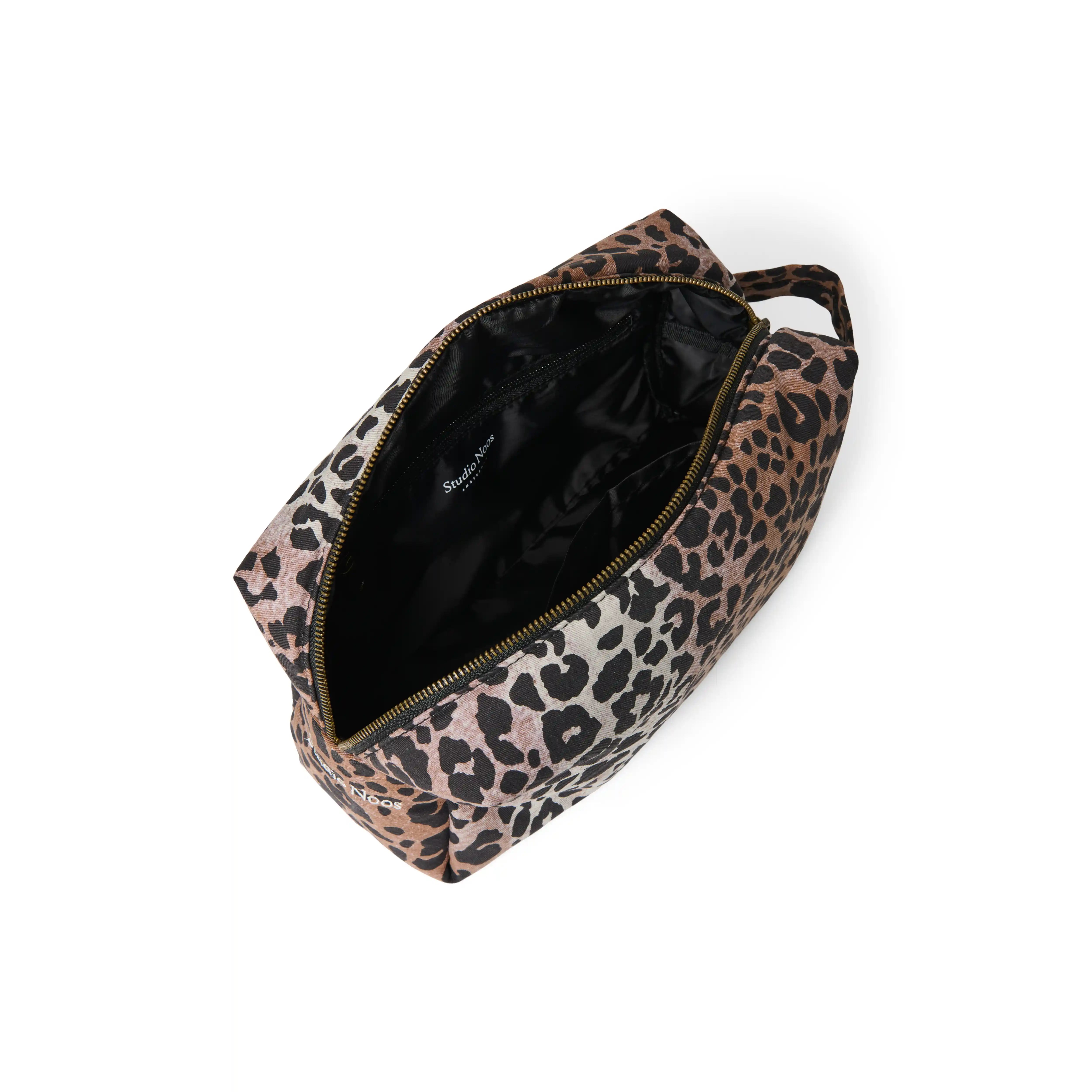 Studio Noos - Kosmetiktasche "Soft Cotton Toiletry" | hazel leopard
