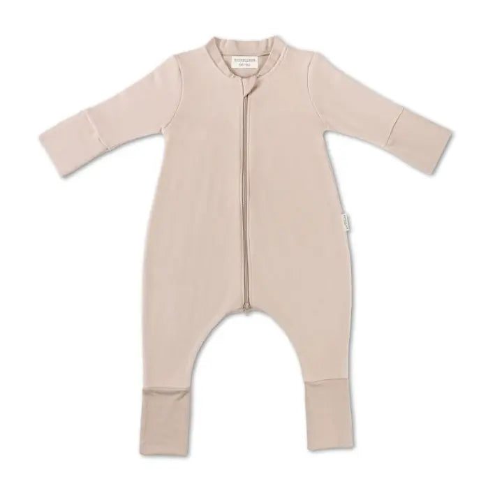 Hofbrucker - Baby Schlafsack mit Füßen "MILO" | taupe Hofbrucker