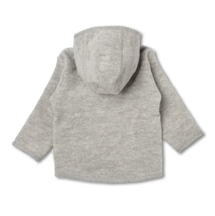Hofbrucker - Wollwalk Jacke "EMIL" | grau melange Hofbrucker