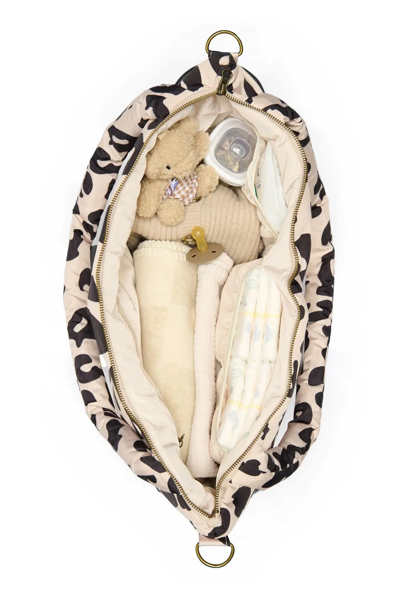 Studio Noos - Bag "Chunky Teddy Mombag" | ecru