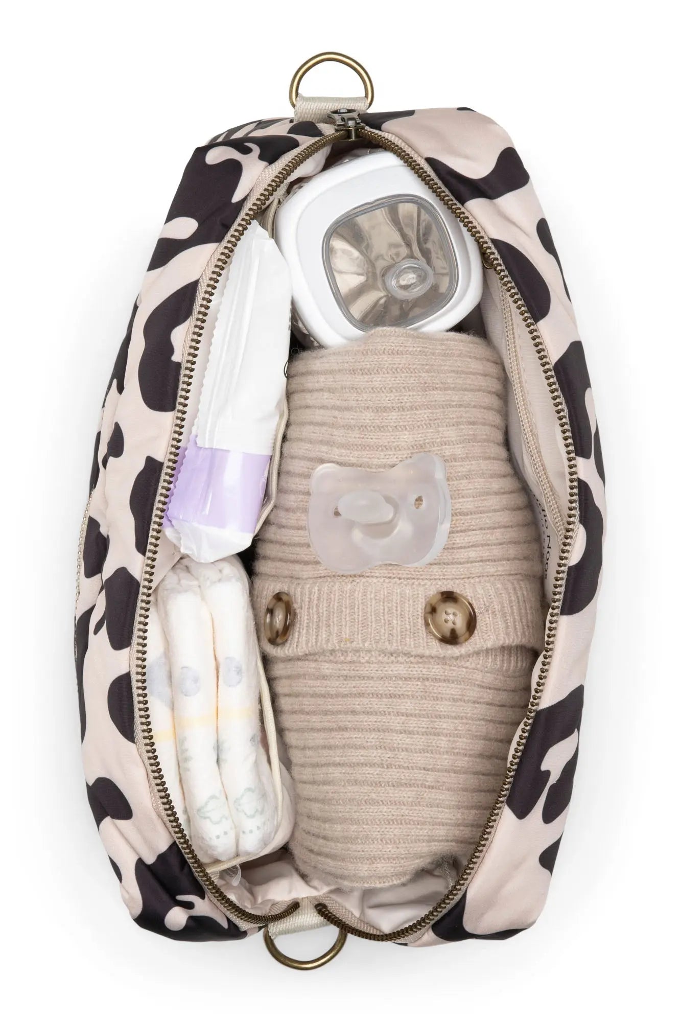 Studio Noos - Bag "Chunky Teddy Mombag" | ecru
