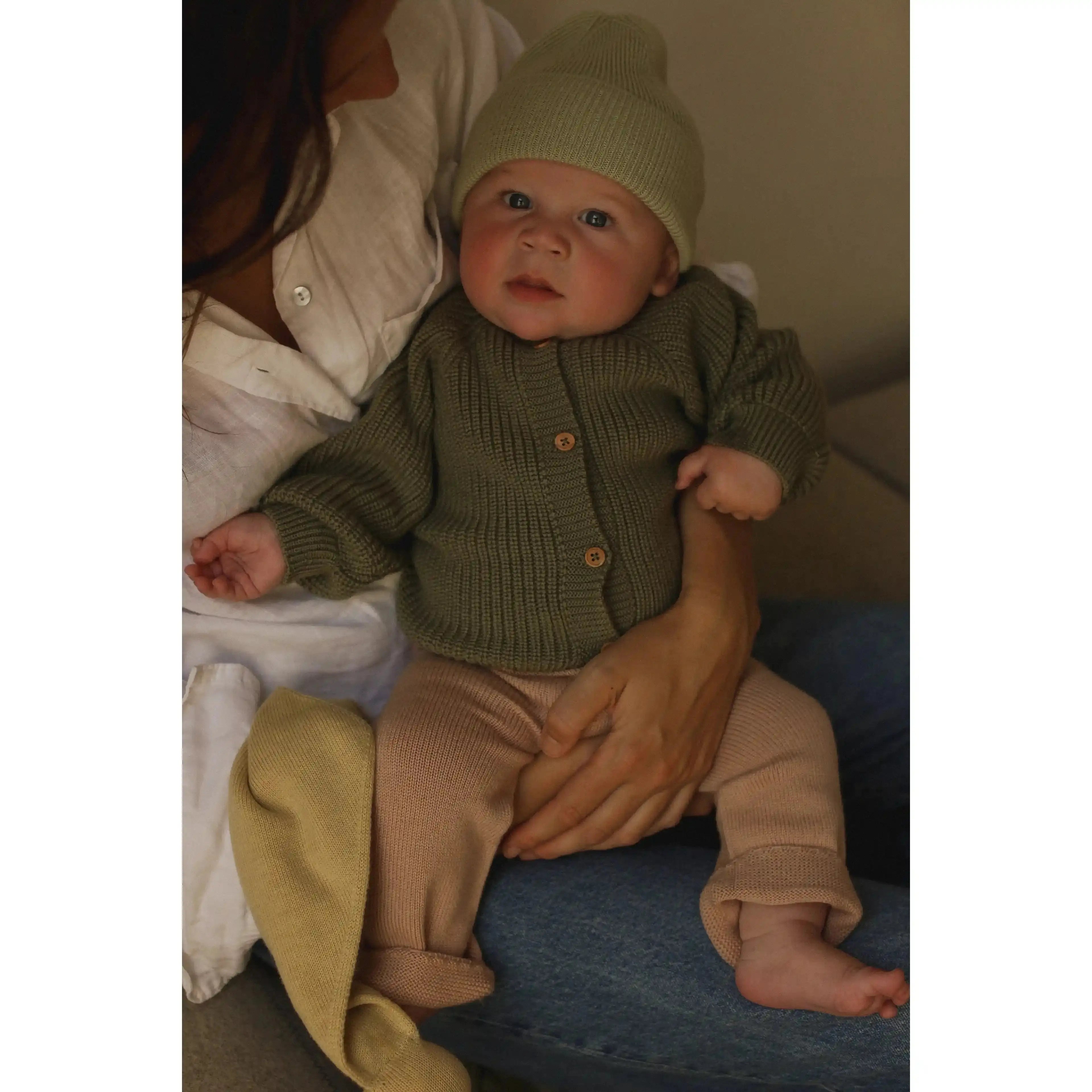 Hvid - Cardigan aus Merinowolle "Inga" | artichoke Hvid