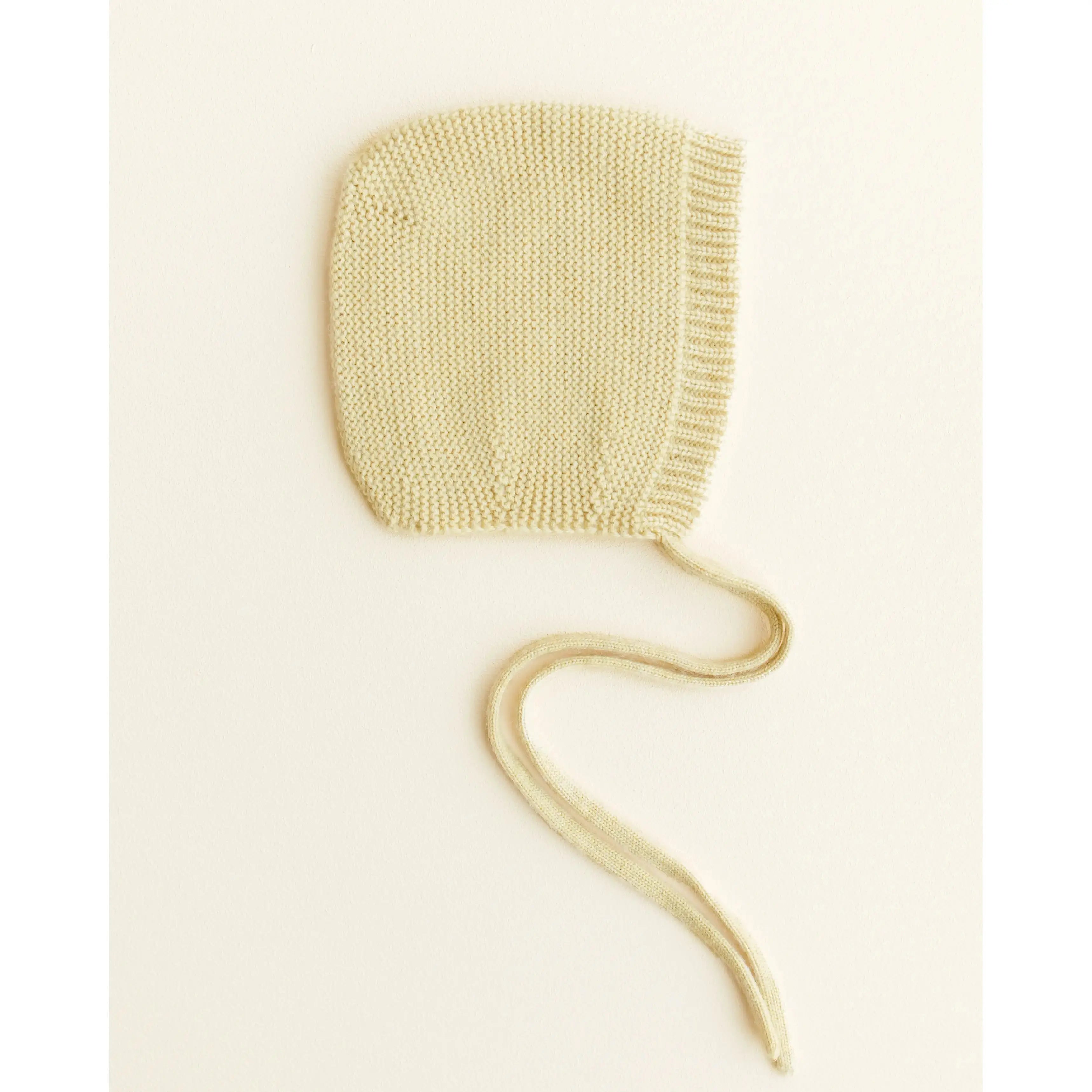 Hvid - Mütze für Neugeborene "Bonnet Dolly | Newborn" | light yellow Hvid
