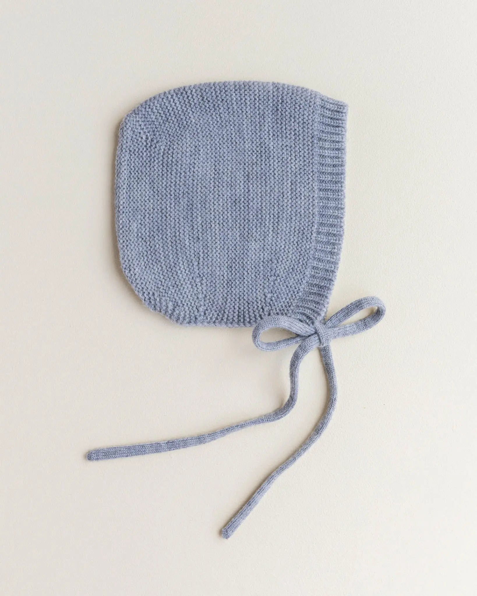 Hvid - Mütze für Neugeborene "Bonnet Dolly | Newborn" | grey melange Hvid