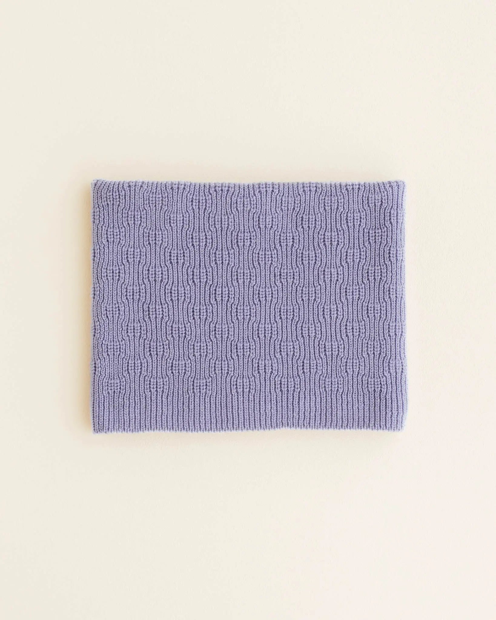 Hvid - Rundhalsschal "Tube Scarf Gigi" | lilac hvid