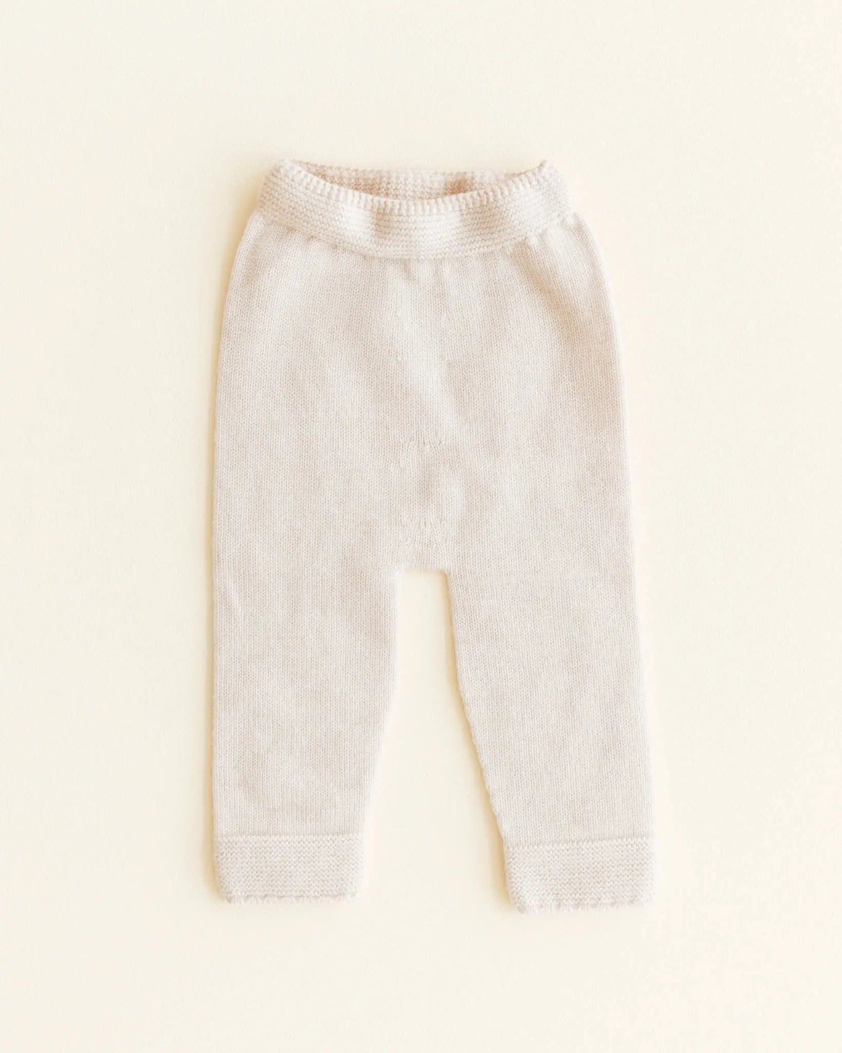 Hvid - Strickhose "Guido" | cream Hvid