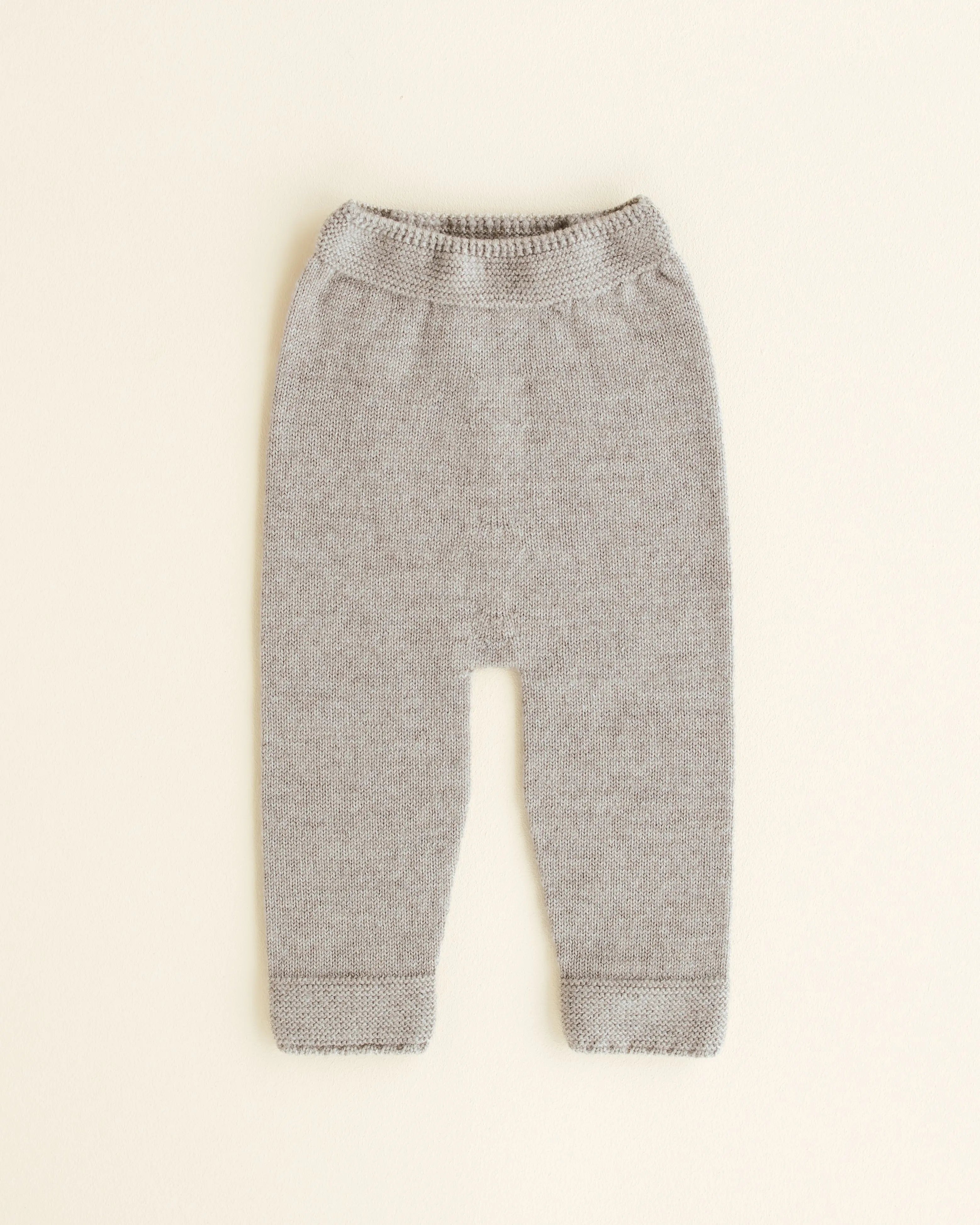 Hvid - Strickhose "Guido" | pebble Hvid