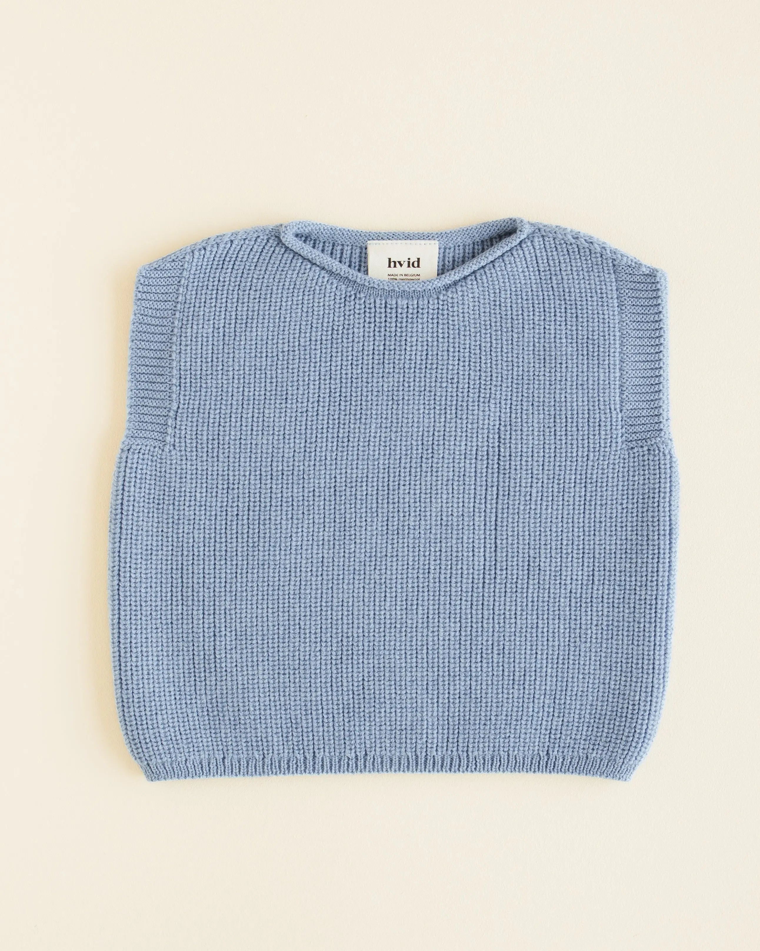 Hvid - Strickpullunder "Vest Harvey" | light blue Hvid