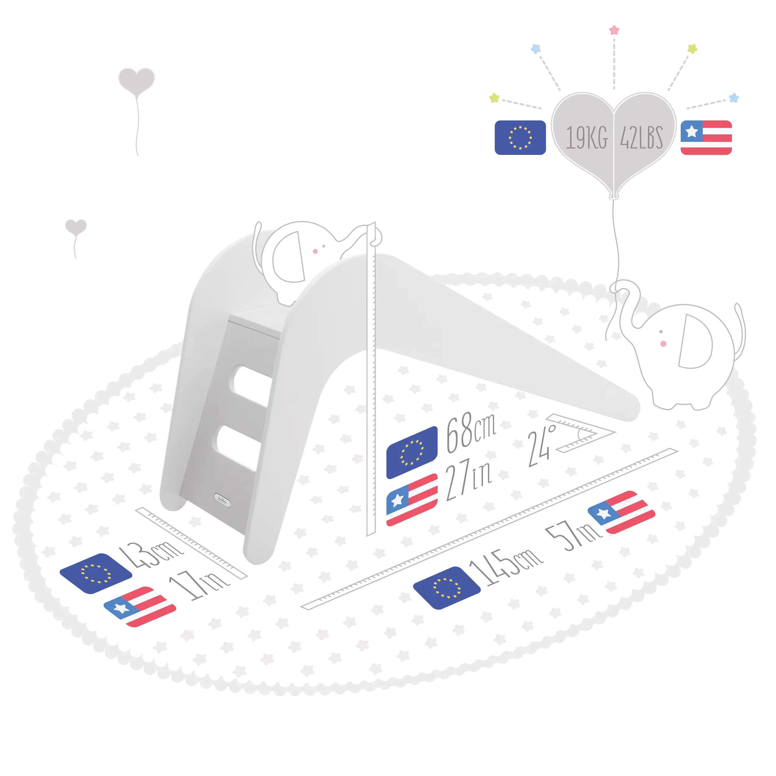 Jupiduu - Rutsche Indoor aus Holz Jupiduu